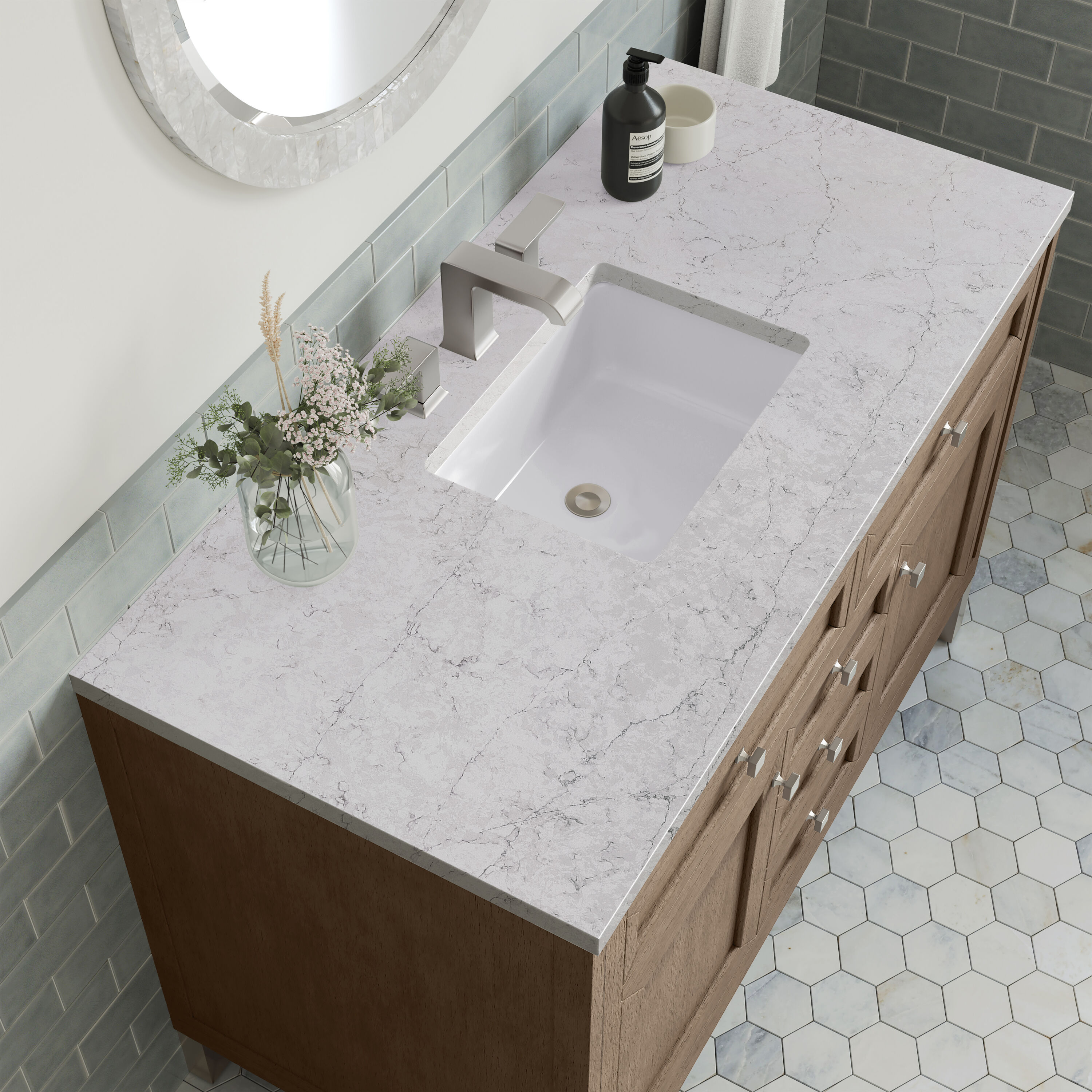 James Martin Vanities 305-V48-WWW-3EJP Bath-Vanity-Combo - View #9