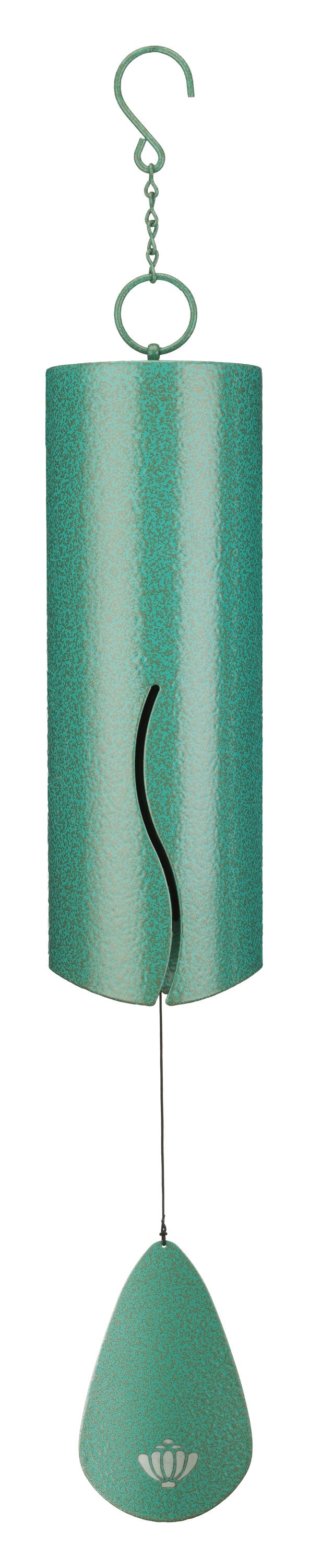 Regal Art & Gift 12624 42-Inches Teal Metal Bell Wind Chime