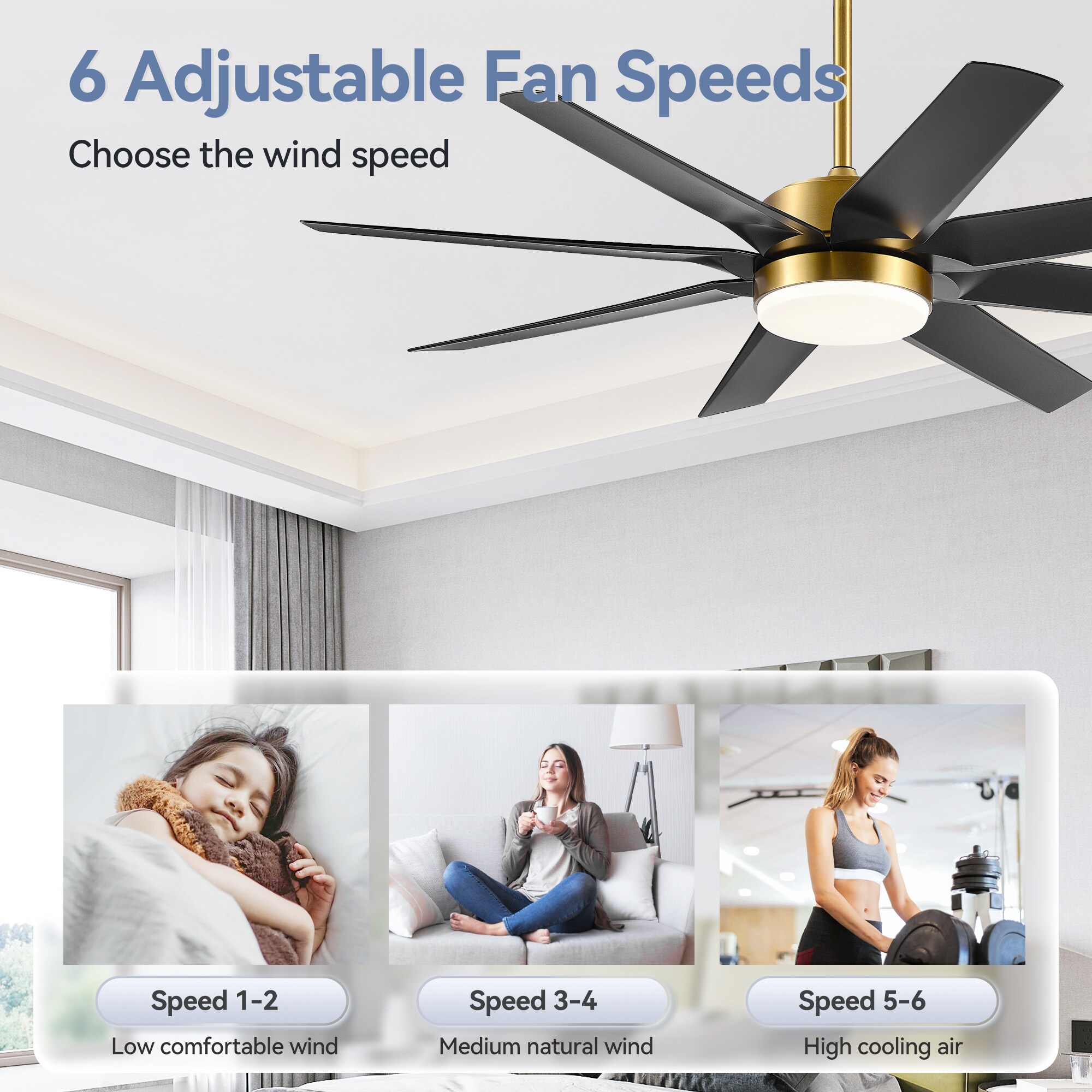 Breezary 23043-GB Ceiling-Fans - View #8