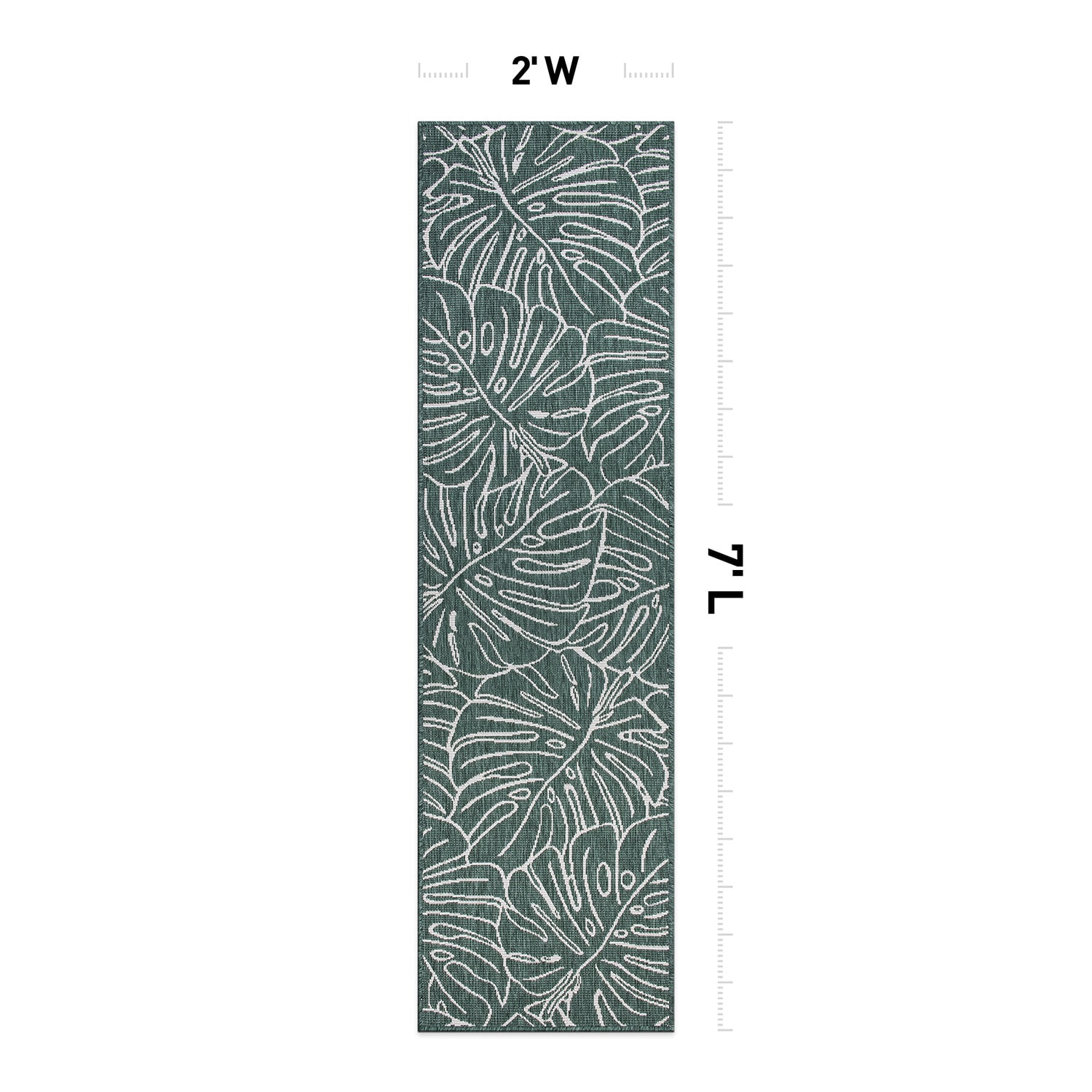 World Rug Gallery 4031GREEN2X7 rugs - View #2