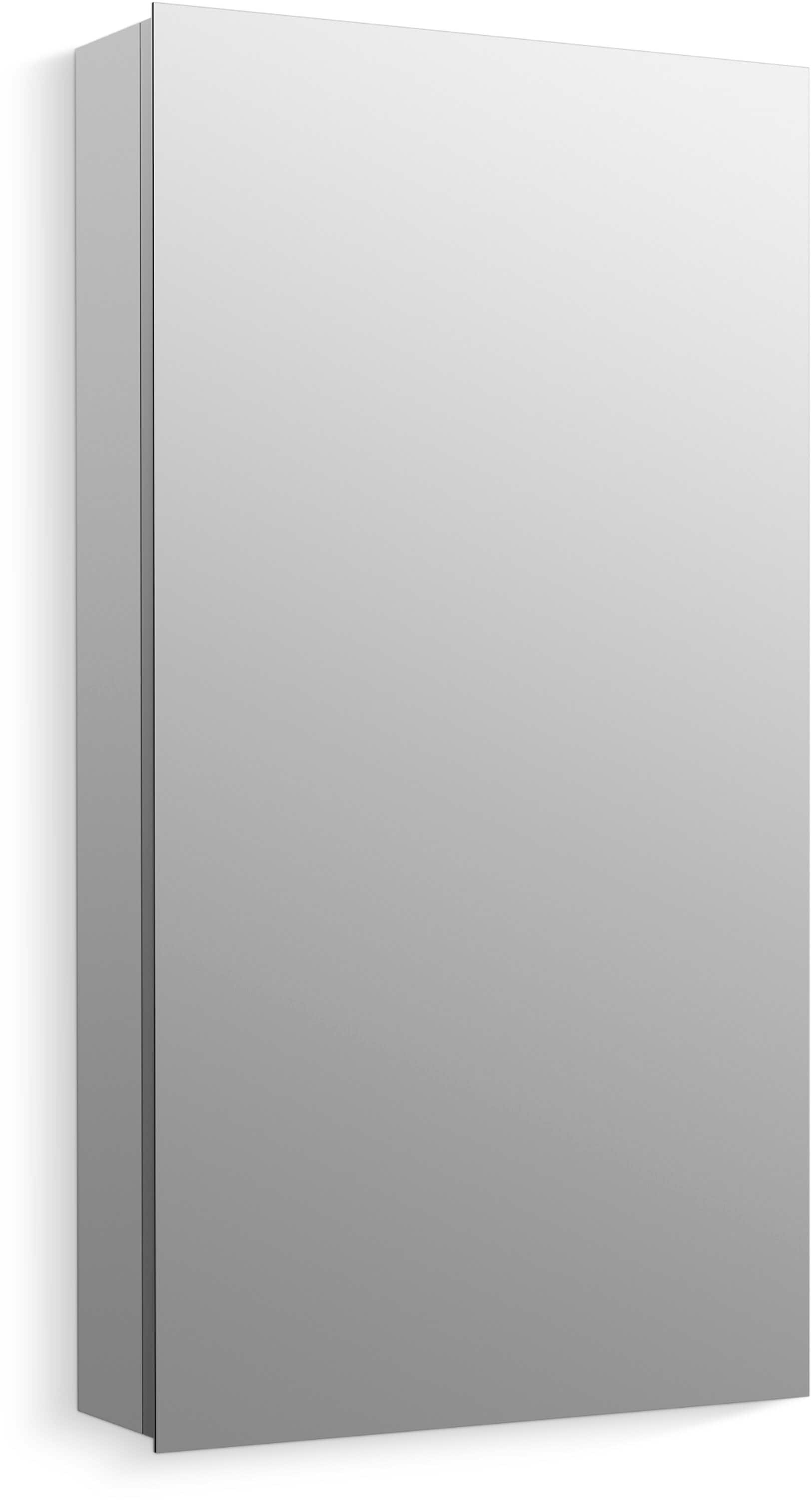 KOHLER 56551-NA Embark 20-Inches x 36-Inches Surface/Recessed Mount Anodized Aluminum Mirrored Rectangle Soft Close Medicine Cabinet