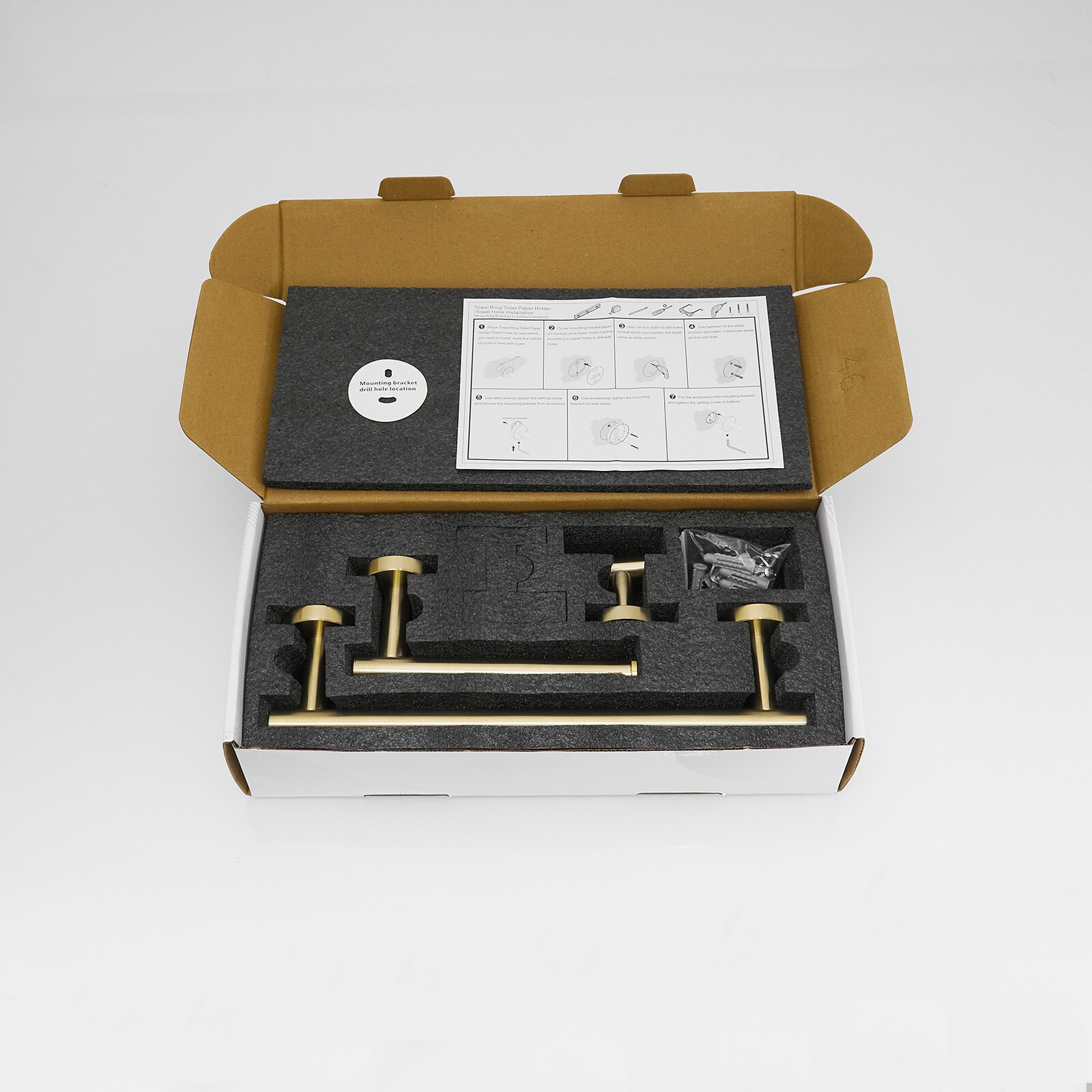 BWE A-91062-BG-3 Decorative-Bath-Hardware-Kits - View #12