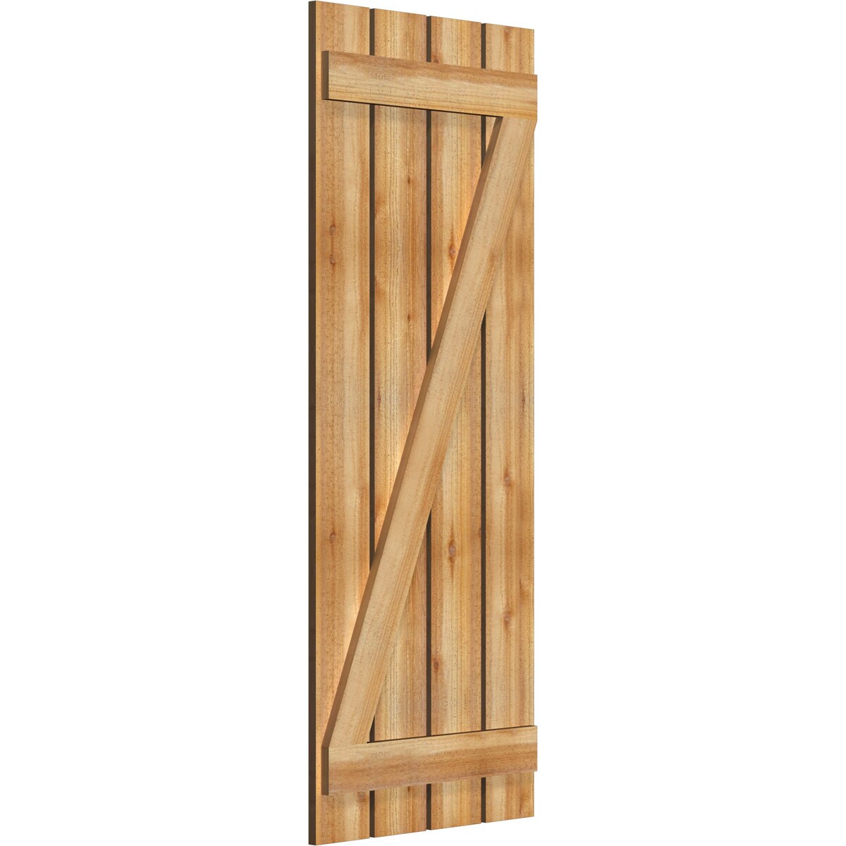 Ekena Millwork RBS06Z23X059RWR Exterior-Shutters - View #2