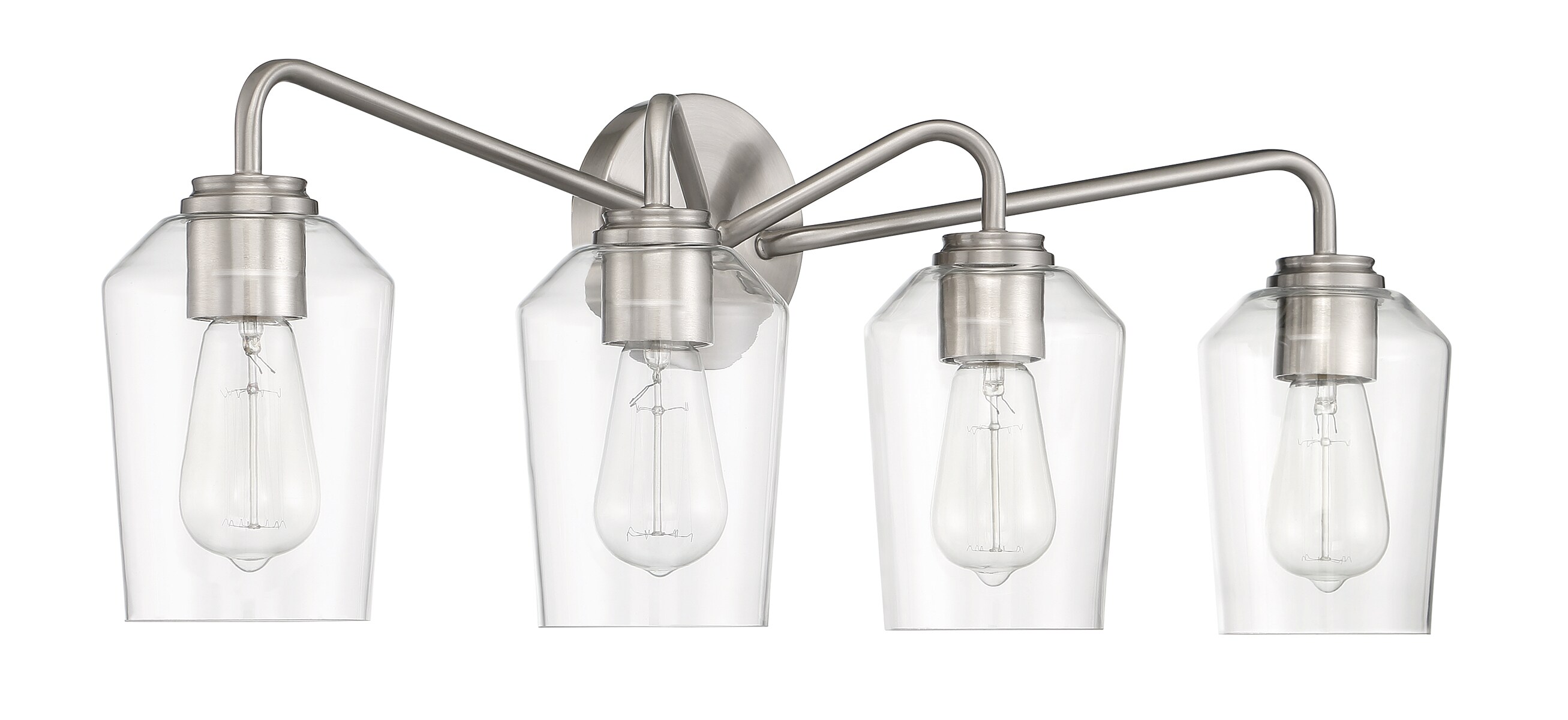 Craftmade 56104-BNK Shayna 30.88-in 4 -Light Brushed Nickel Transitional Vanity light