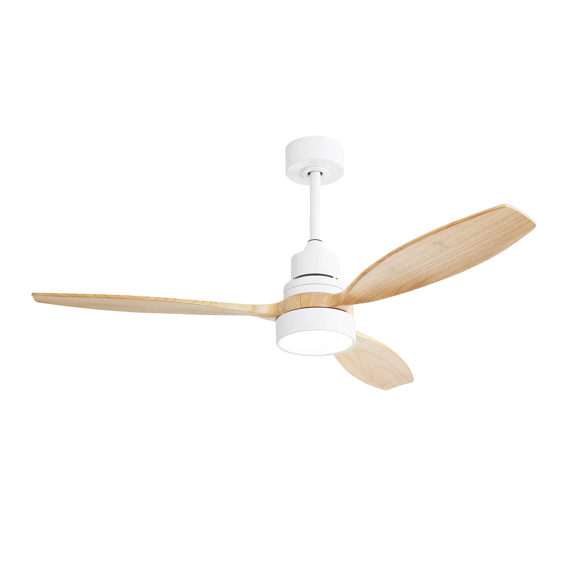  52LSP146036WH SoulVibe 52-in Color-Changing Integrated LED White with Matte Blades Ceiling Fan With Light - Remote Included ( 3 -Blade )