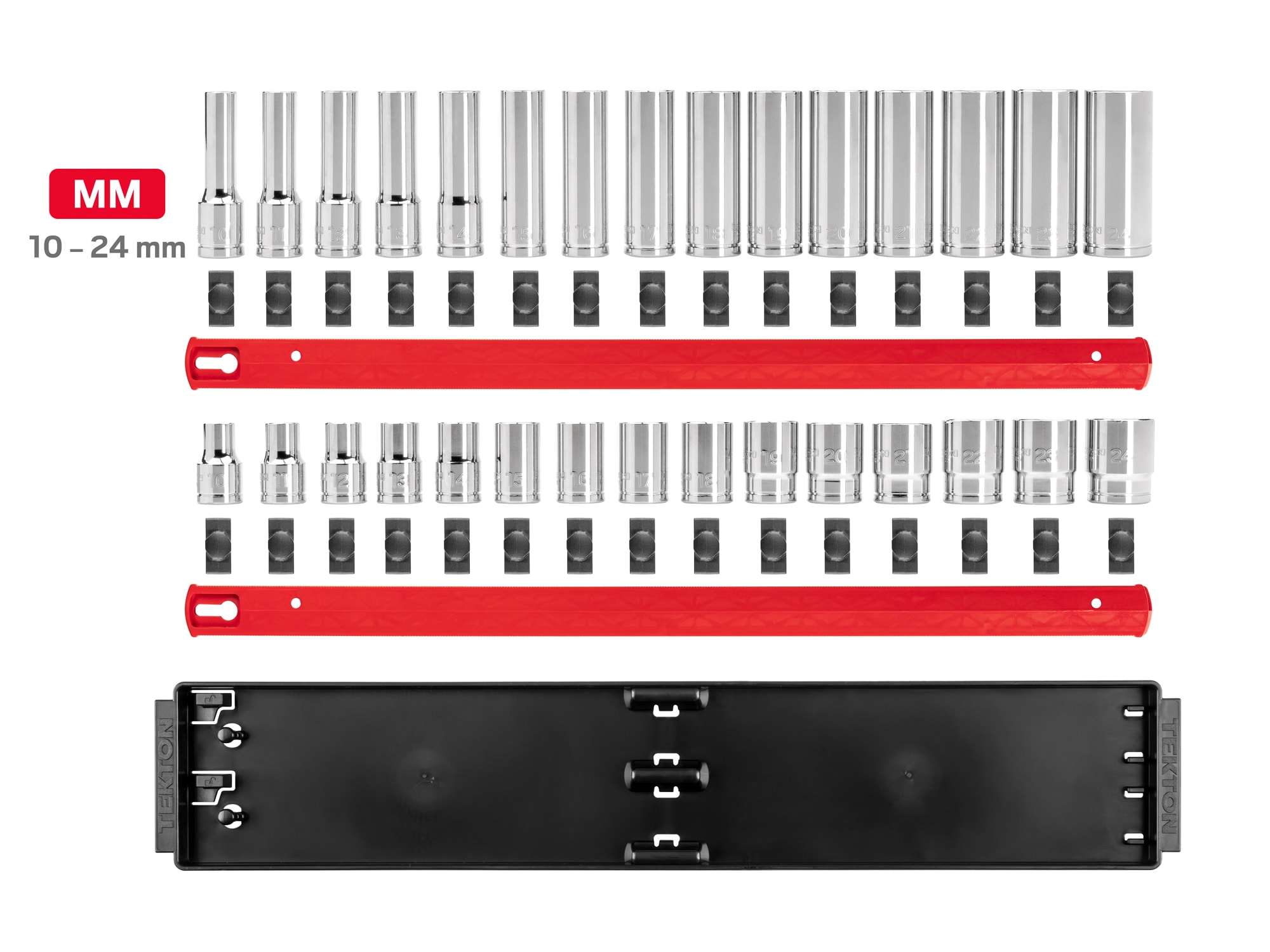 TEKTON 1/2-in Drive Metric Shallow/Deep Socket Set (30-Pieces) SHD92211 Sansujyuku sansujyuku.com