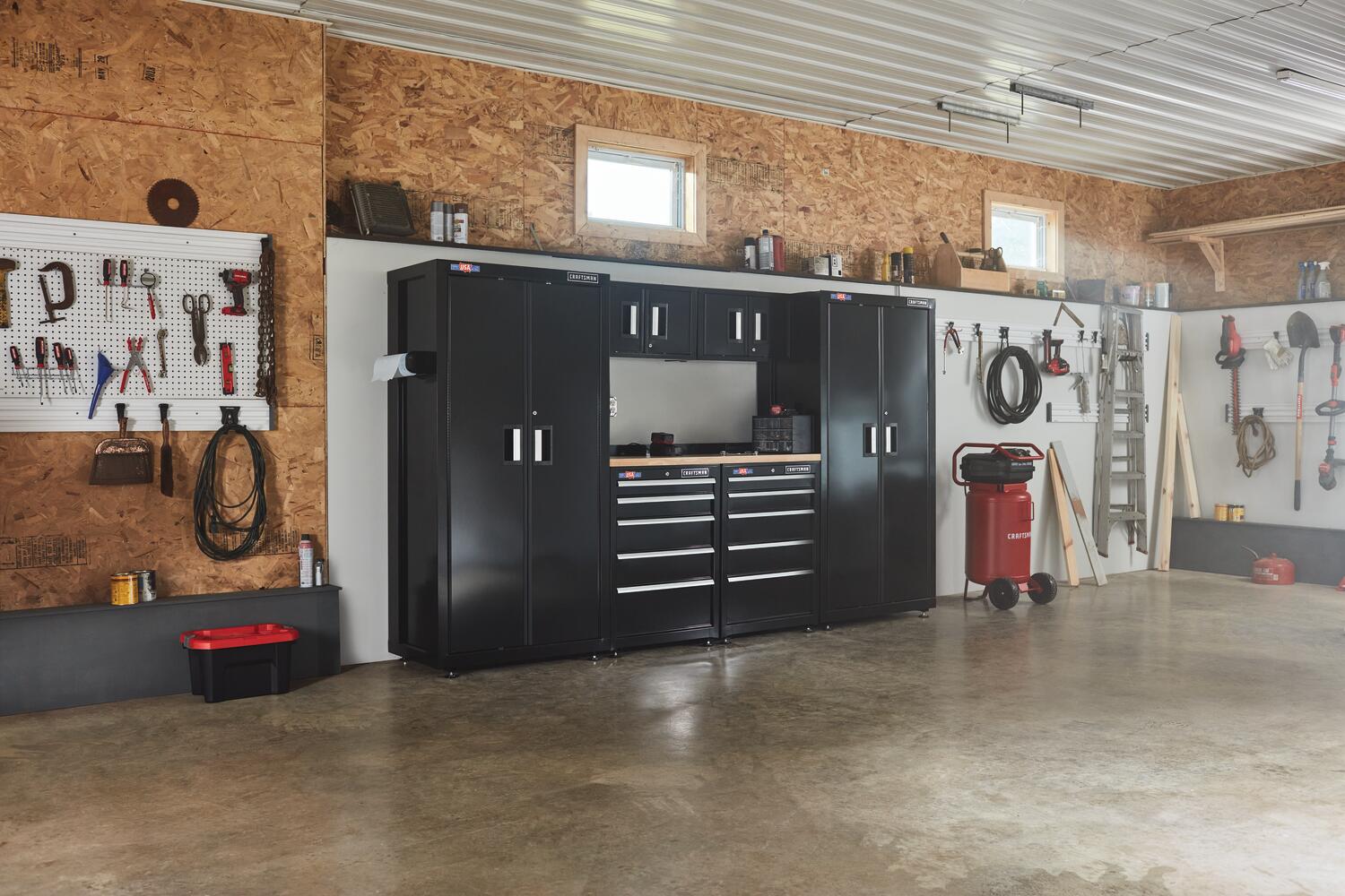 Craftsman Welded Garage Storage Suites 7 Cabinets Steel Garage Storage