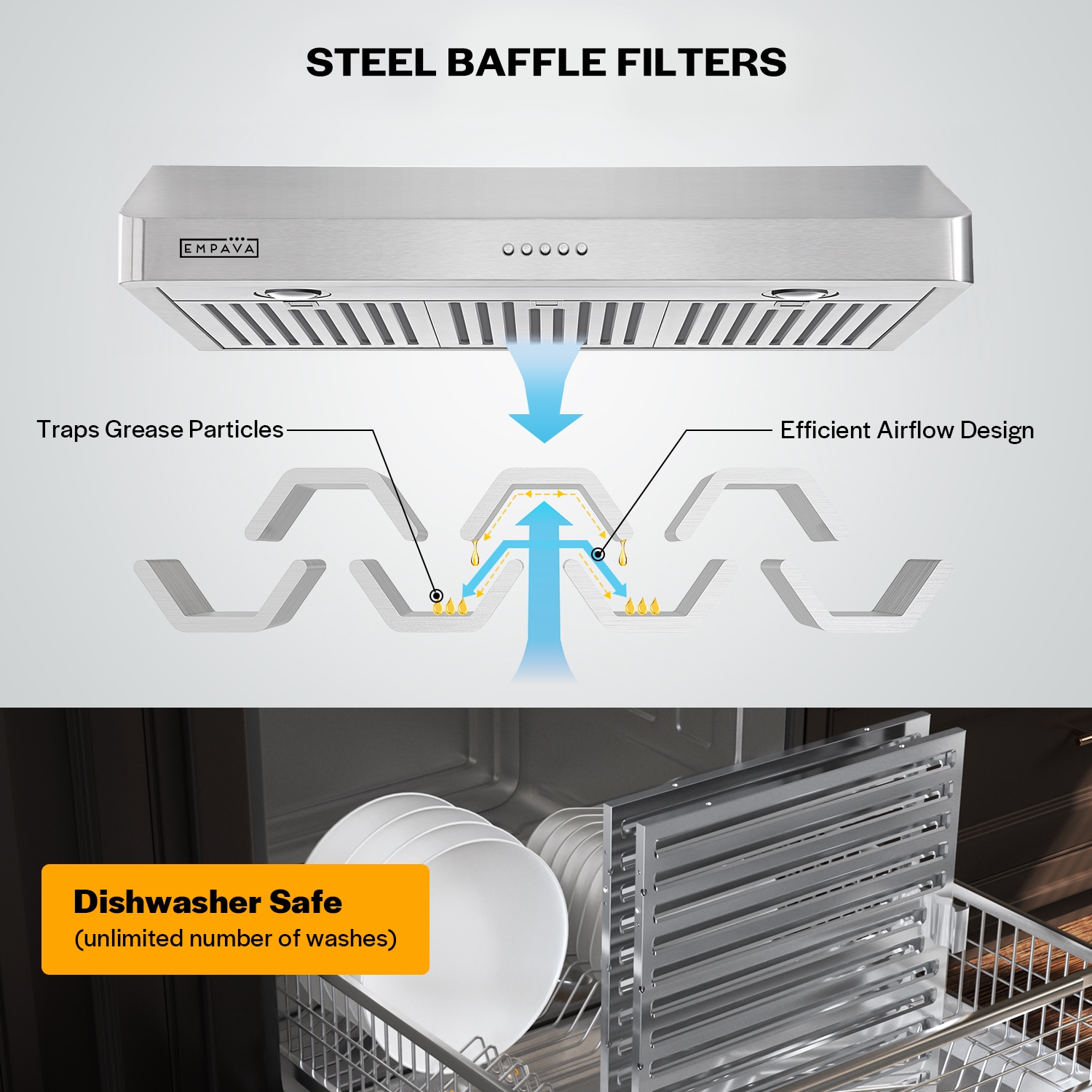 Empava EMP-30RH11 Undercabinet-Range-Hoods - View #4