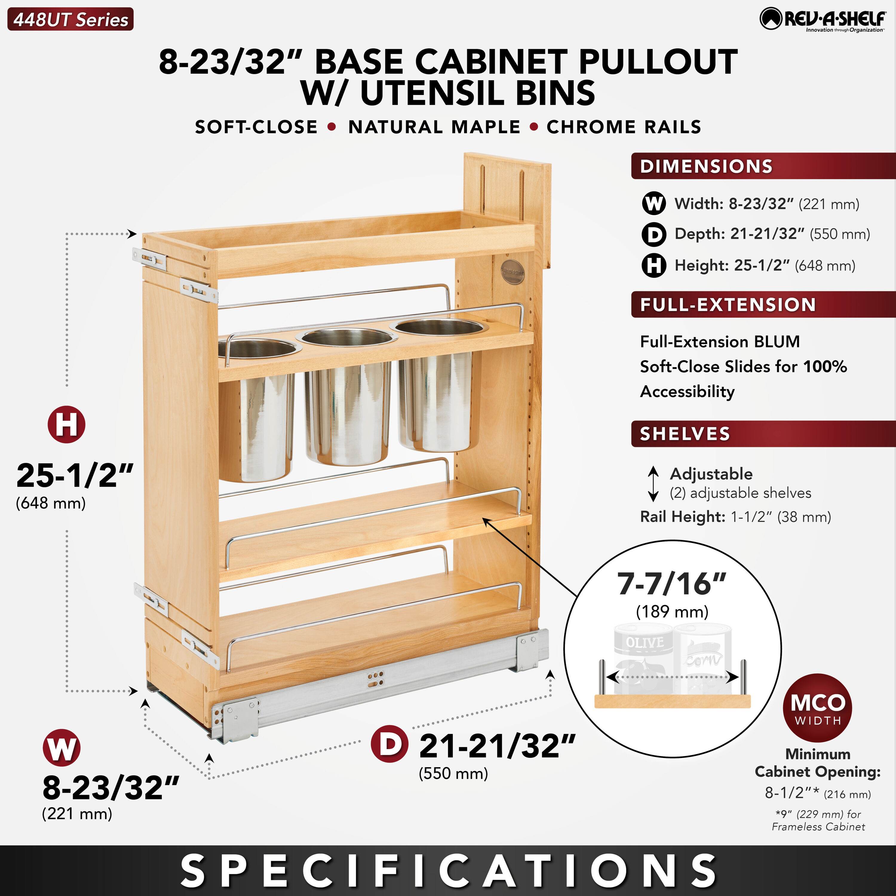 Rev-A-Shelf 166210 Pull-Out-Cabinet-Baskets - View #4