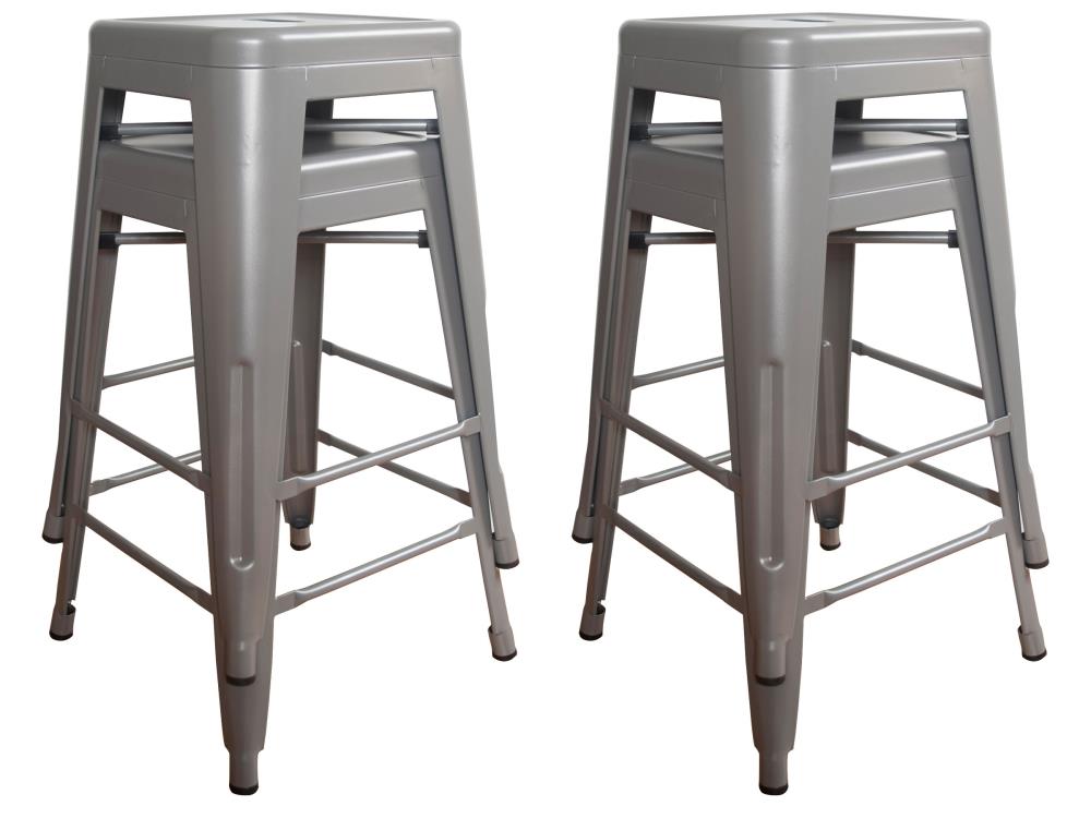 AmeriHome BS24SLVRSET stools - View #5