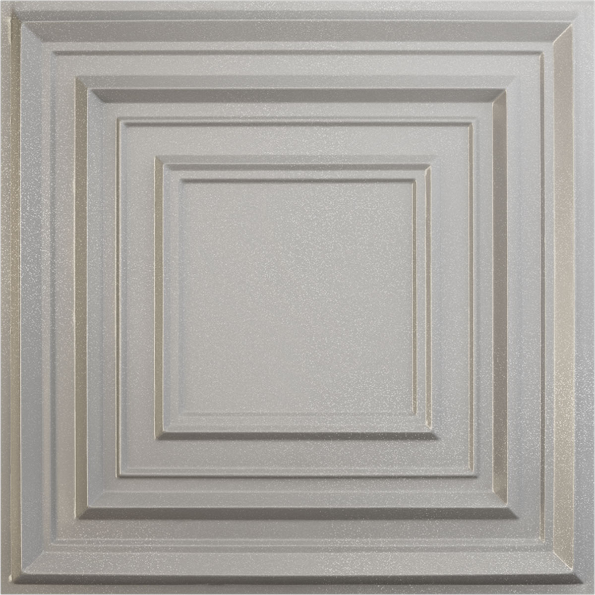 Ekena Millwork WP20X20MXASV 19-5/8-in x 19-5/8-in Embossed Paintable/Stainable Silver PVC Wall Panel (