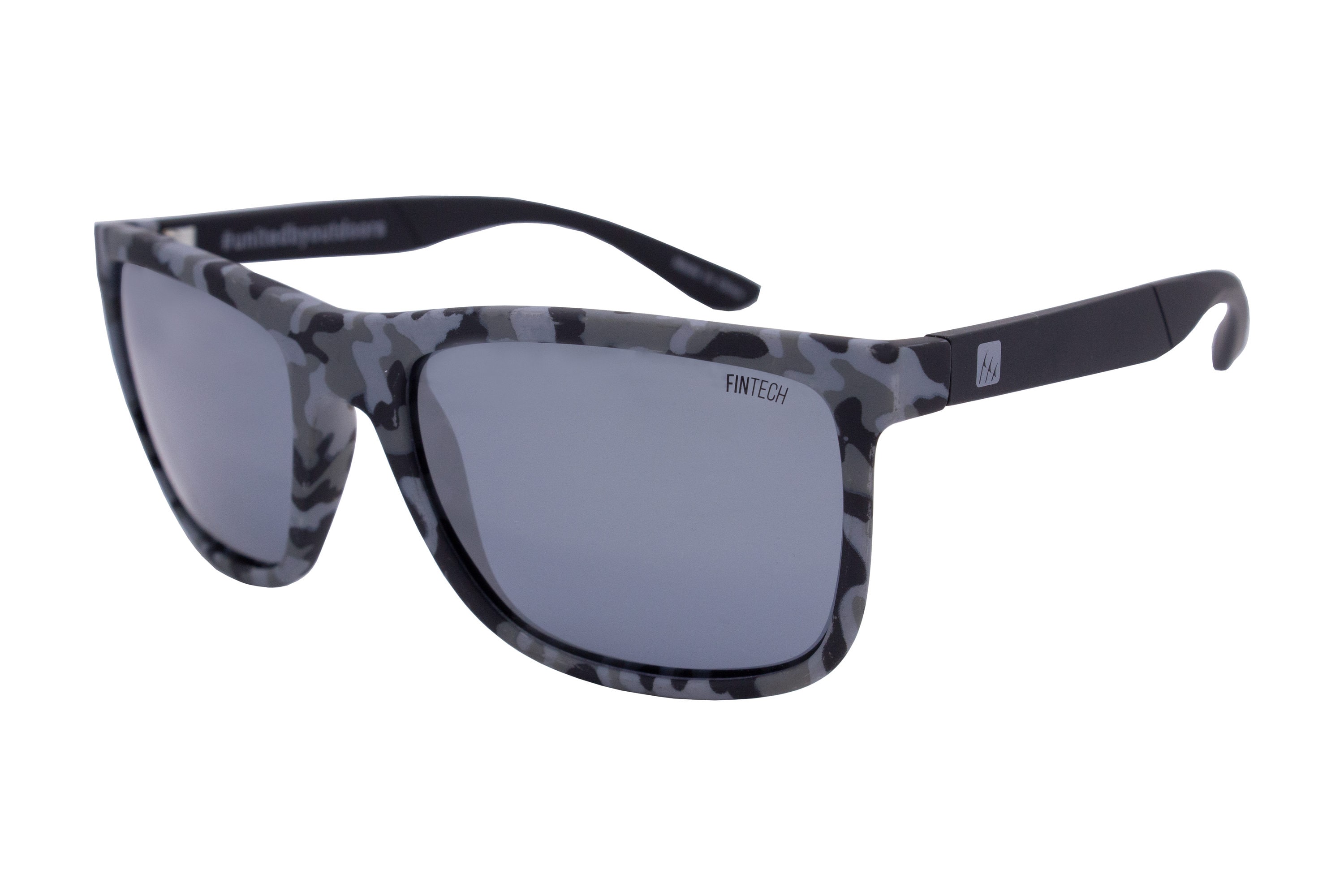 FINTECH Men's Polarized Matte Black Plastic Sunglasses in the Sunglasses &  Glasses department at