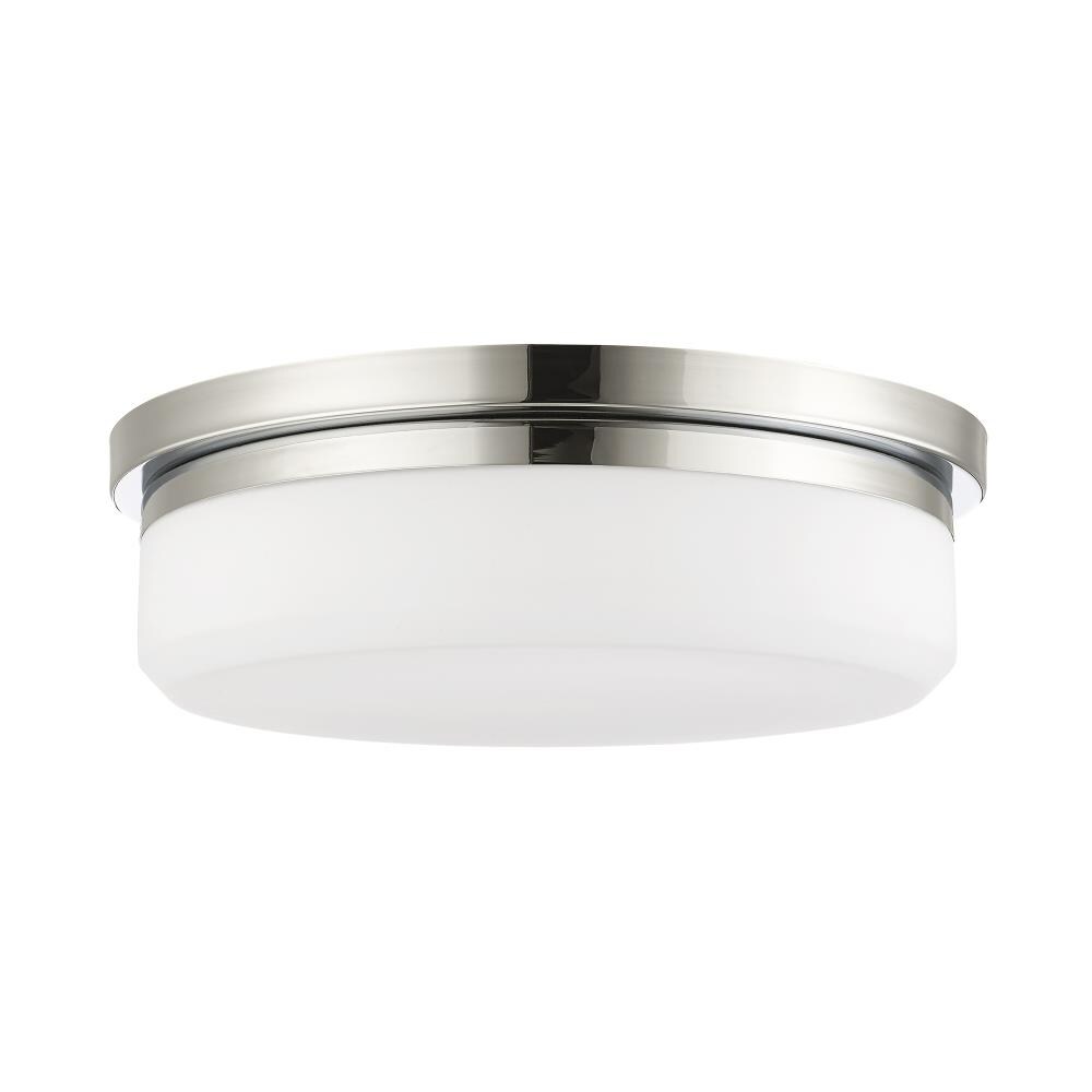 Stratus Contemporary 3-Light Flush Mount in Polished Chrome