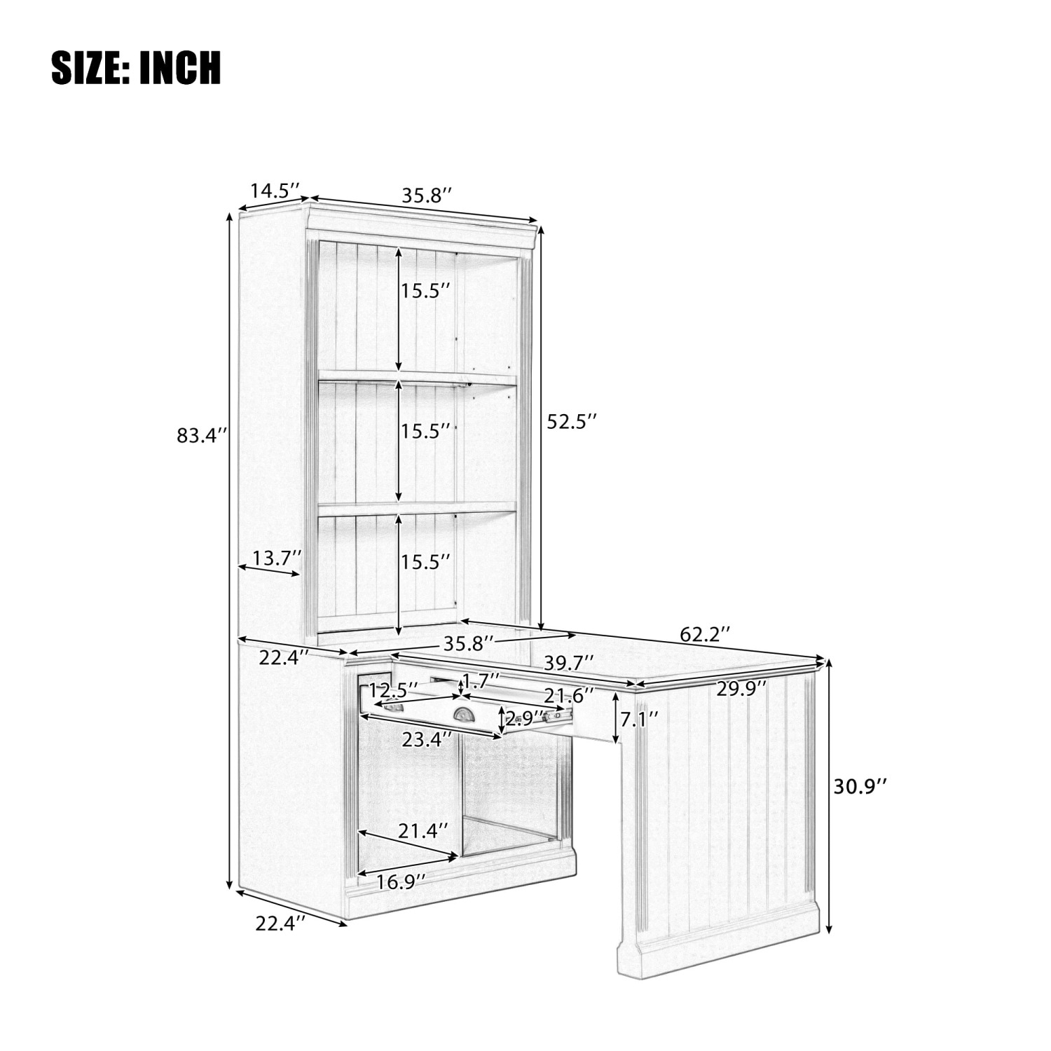 Streamdale Furniture N751S280597K desks - View #3