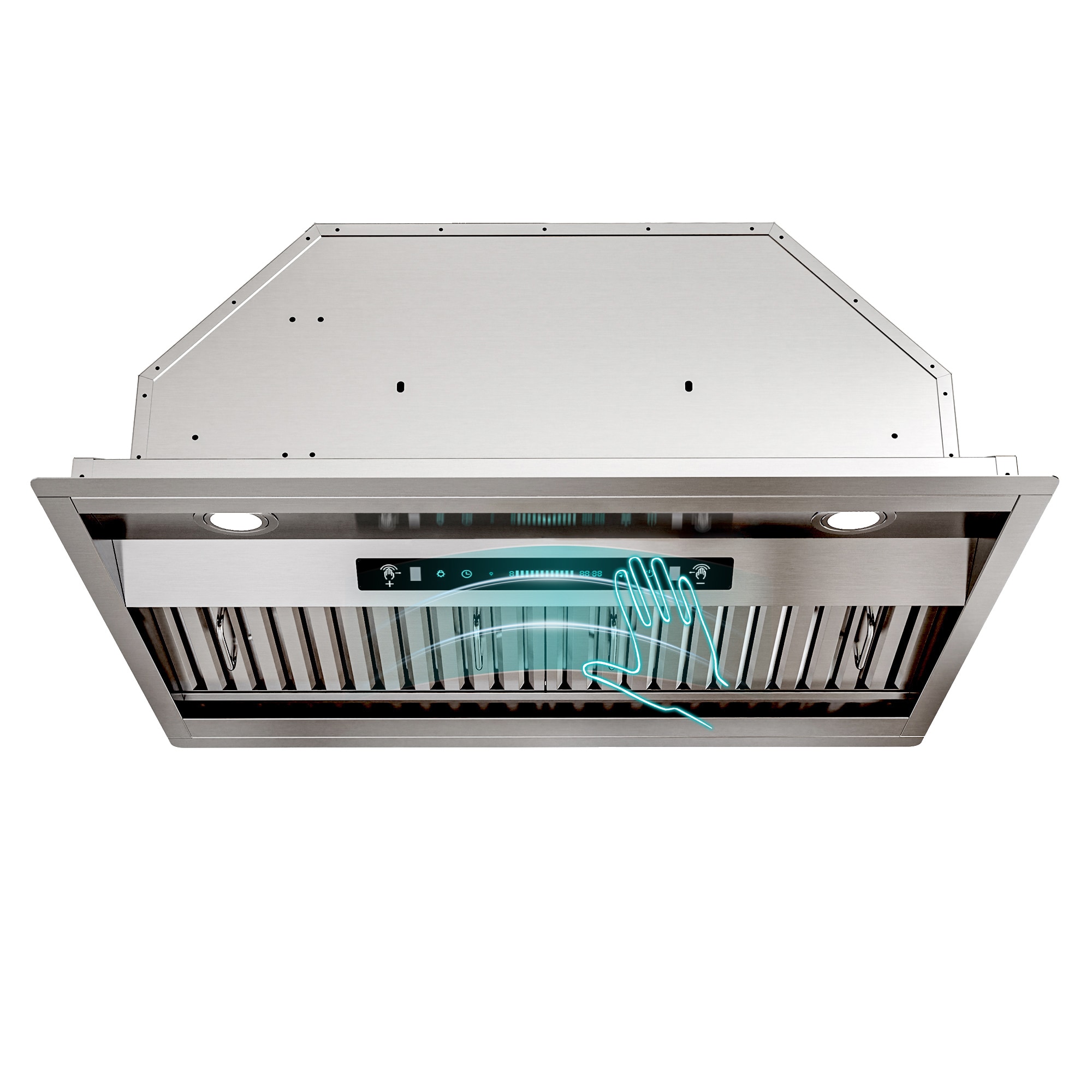 DZS 30 inch Convertible 980-CFM Stainless steel Insert Under Cabinet ...