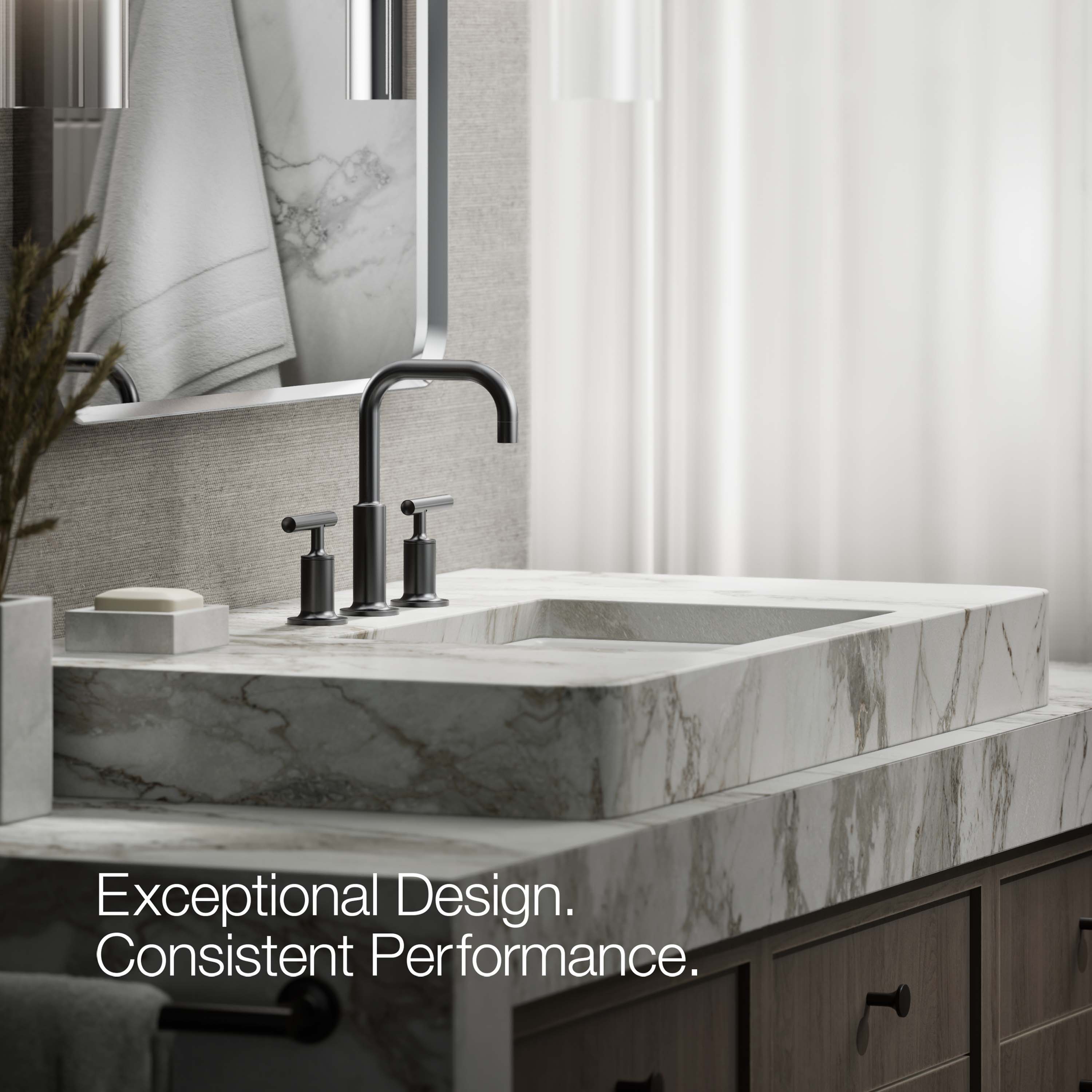 KOHLER K-14406-4-BL Lavatory-Faucets - View #3