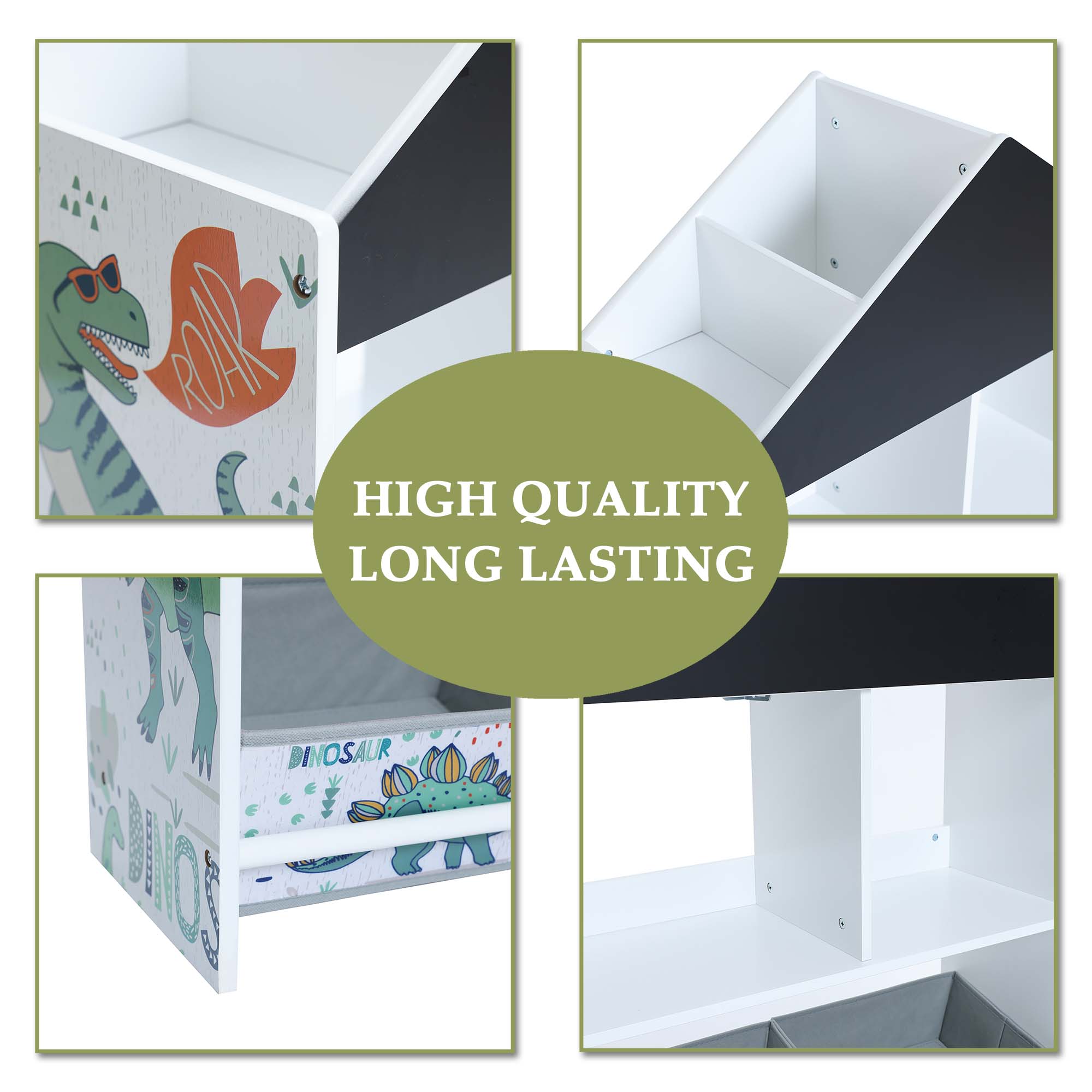 LuxenHome WHCF1867 bookcases - View #7