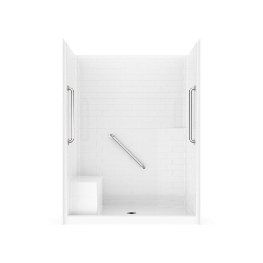 Laurel Mountain 6034SH1SPSTL064 Alcove-Shower-Kit - View #2