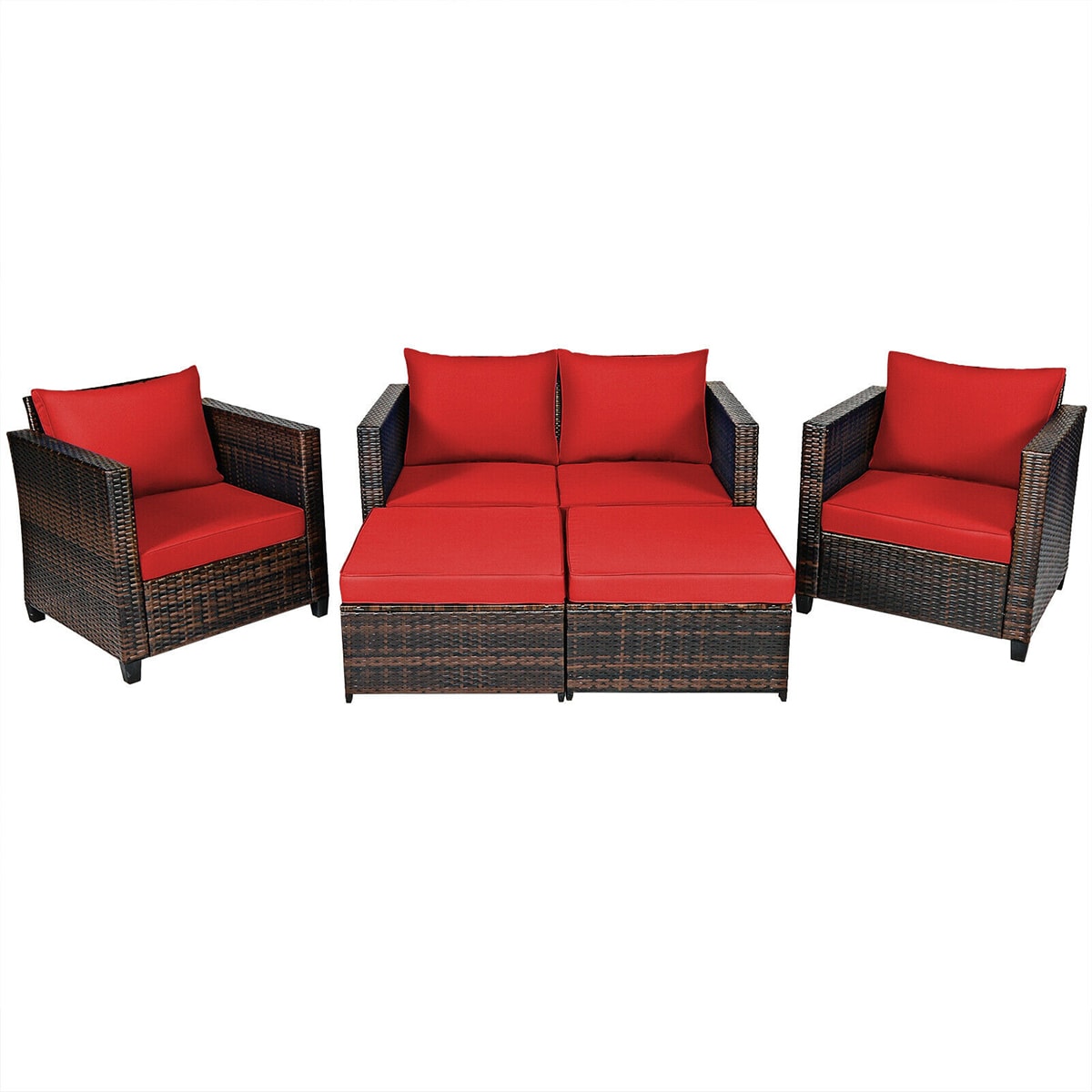 Forclover HYFE-67697ARE Patio-Conversation-Sets - View #4