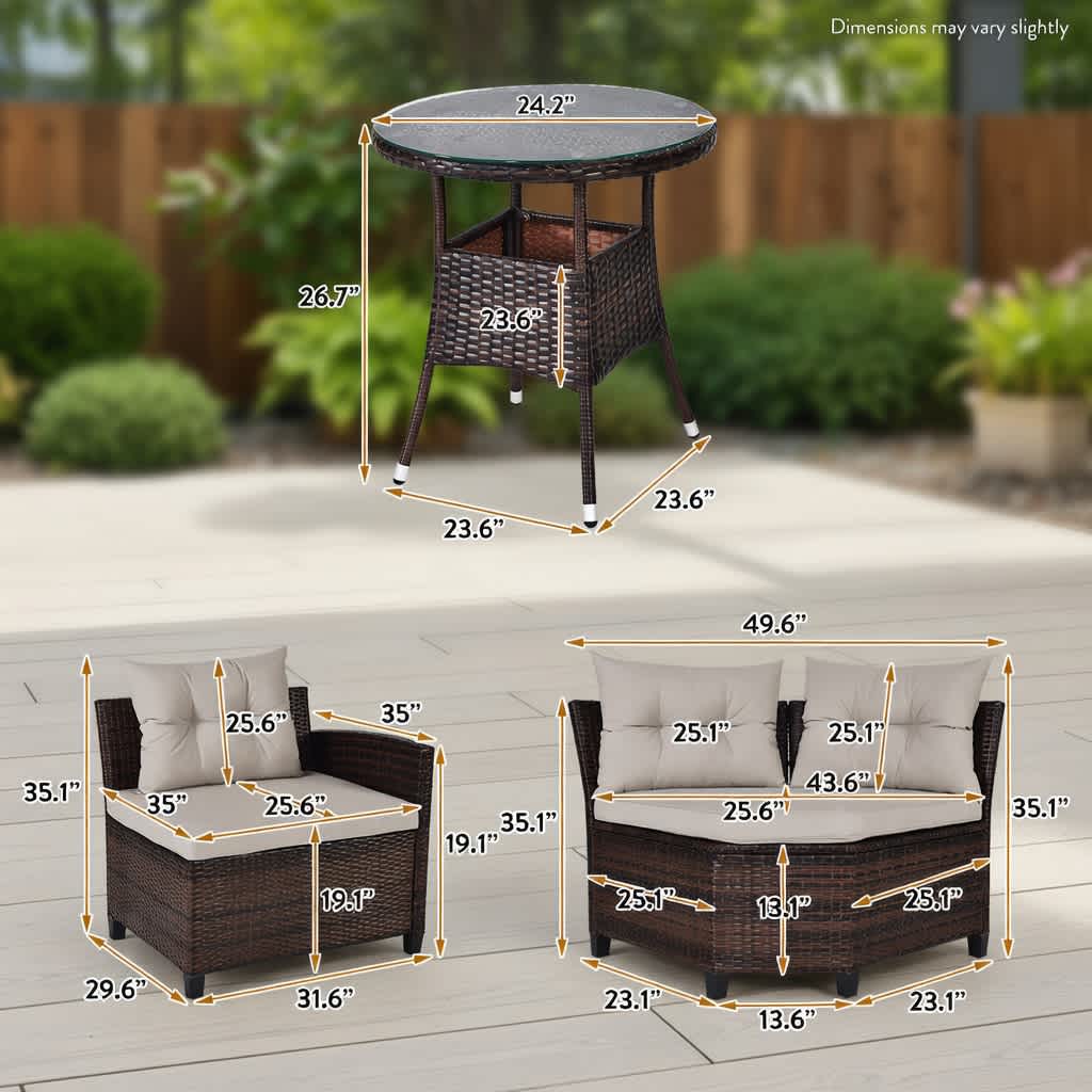 VERYKE 6165598114721 Patio-Conversation-Sets - View #2