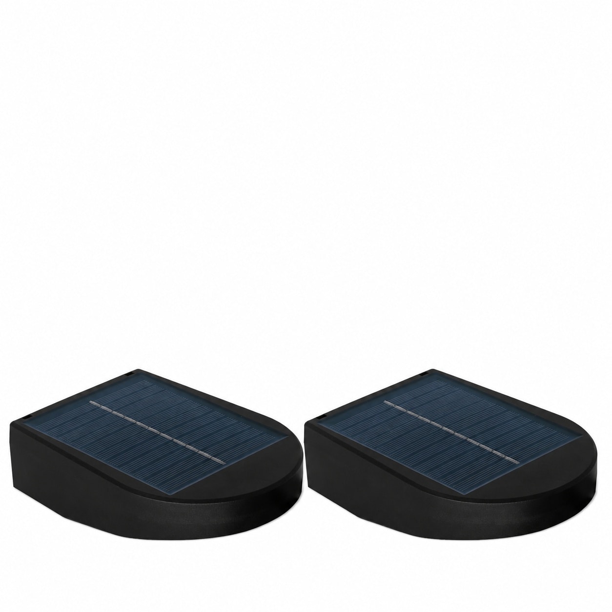 Aoibox  Solar LED Warm White Waterproof Downlight Sconce for Mailbox House Numbers Fence 2 Pack 5 5 x 3 5 x 1 57 in