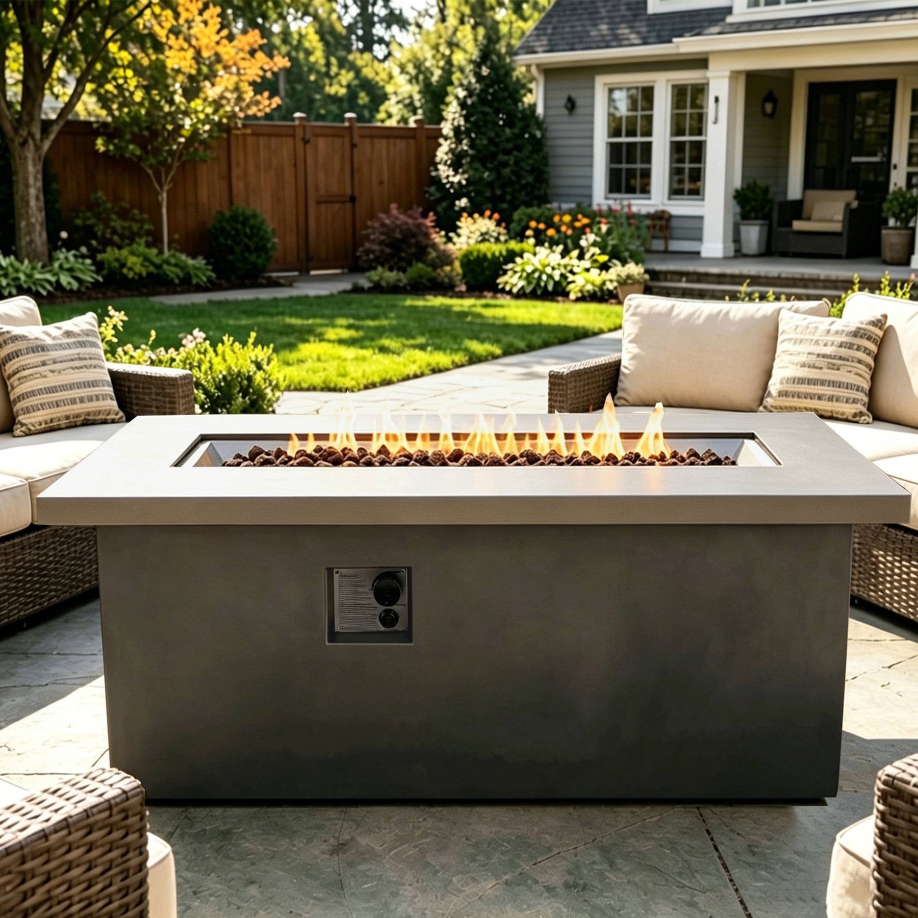 SINOFURN SYA640090BN Outdoor-Gas-Firepits - View #2