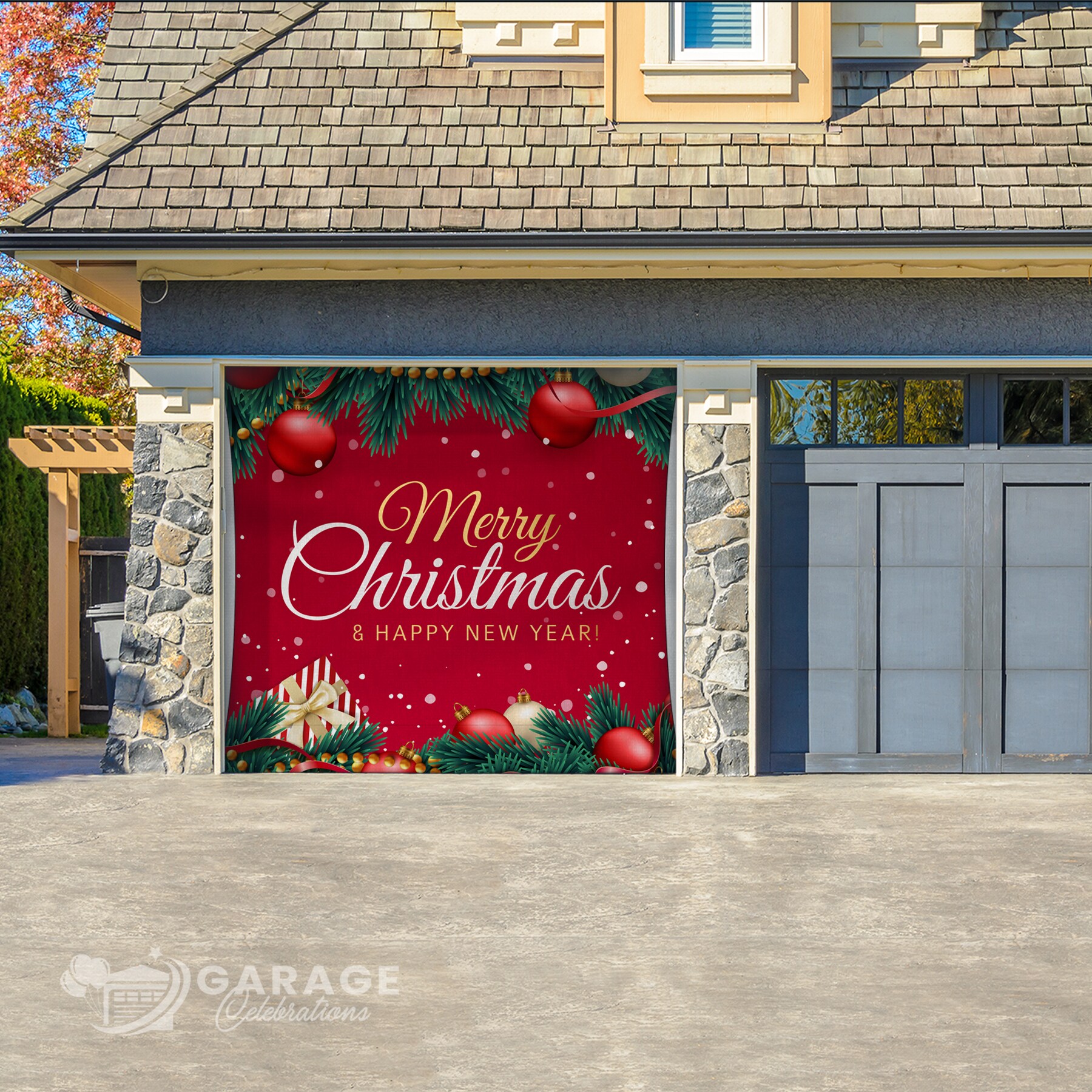 Garage Celebrations 84-in Decoration Christmas Decor in the Christmas ...