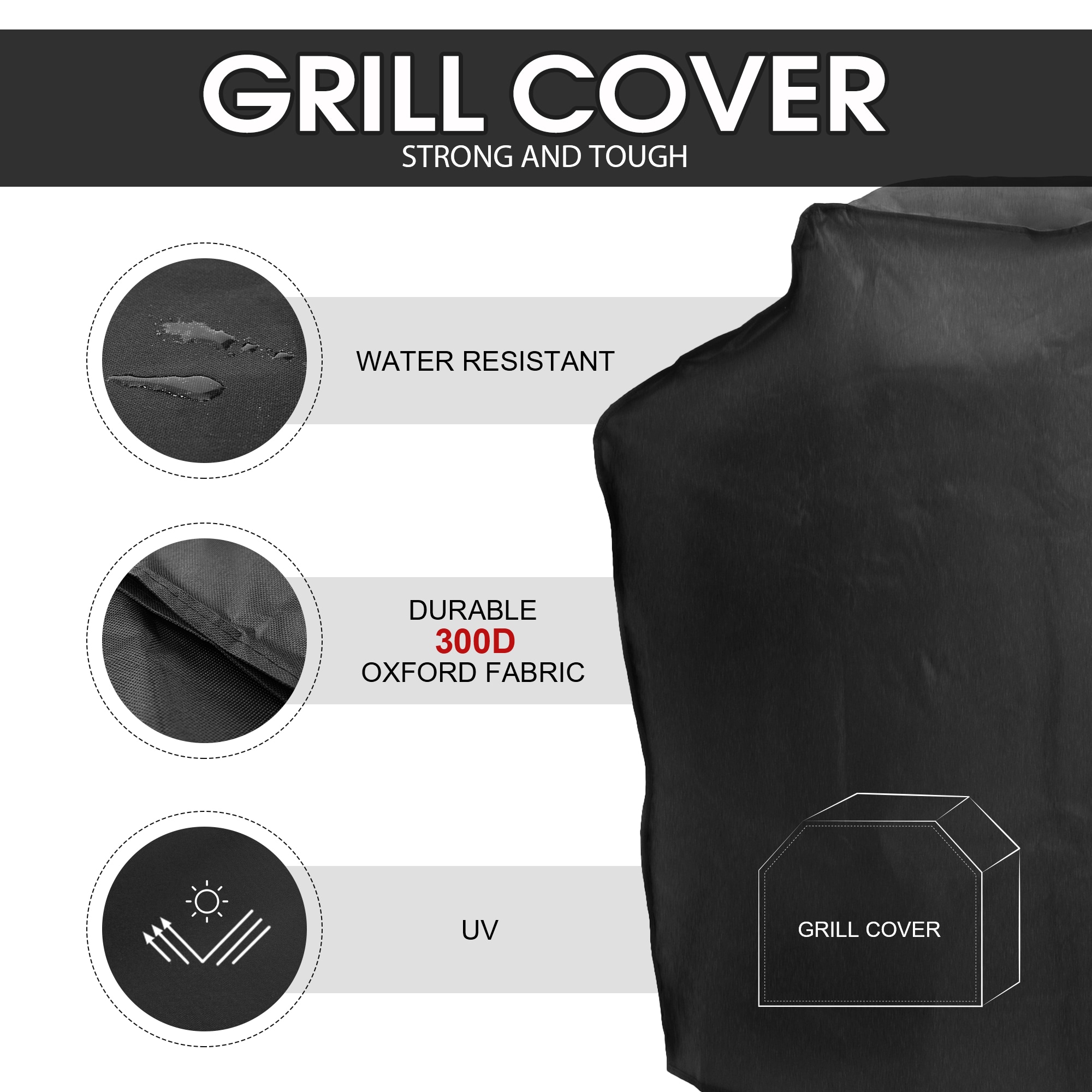 Royal Gourmet CR5845 Grill-Covers - View #2