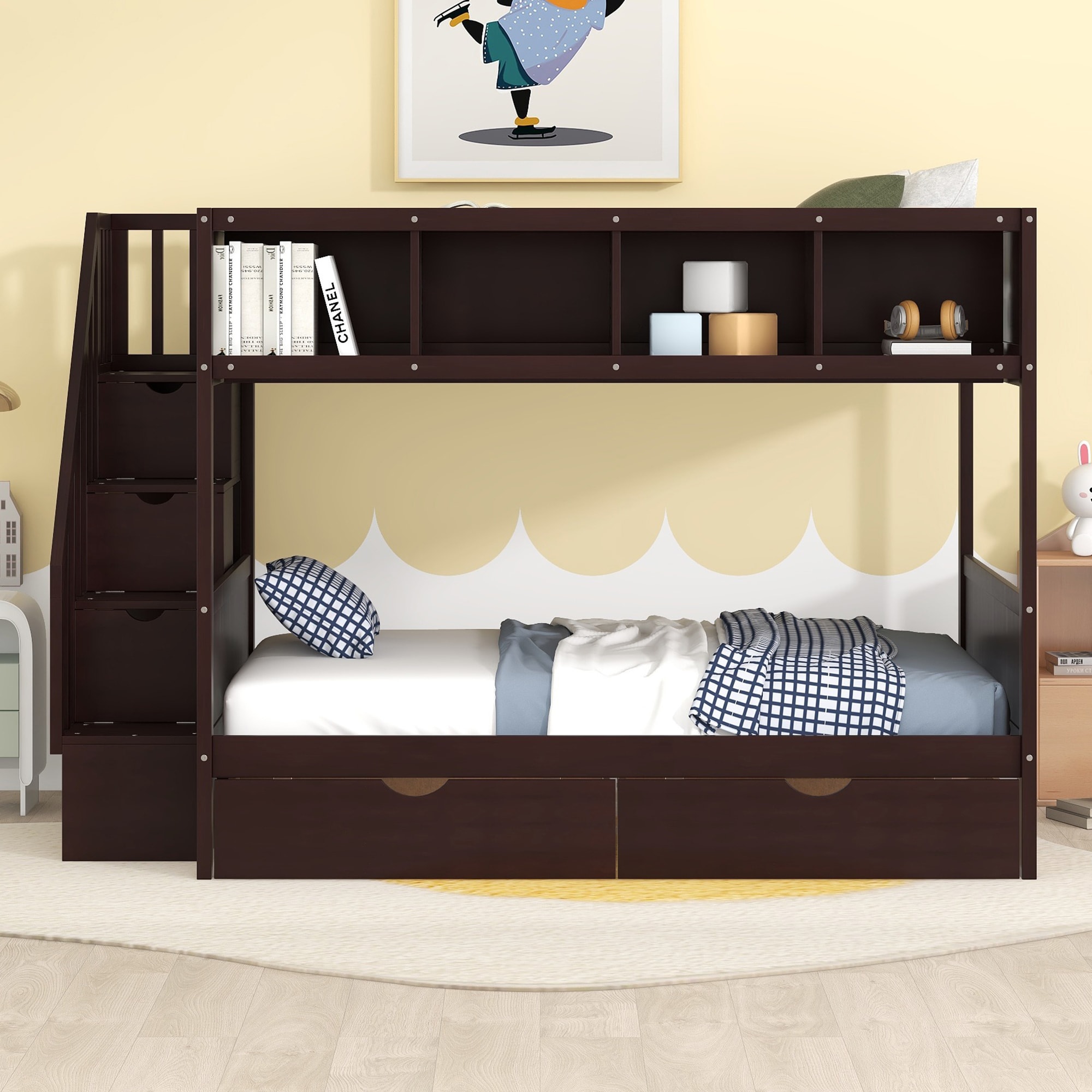 Qualler BTLE0215P Bunk-Beds - View #2