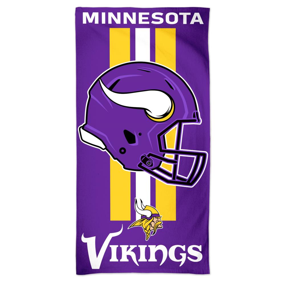 WinCraft Sports Purple and Gold with Team Logo Minnesota Vikings Cotton ...