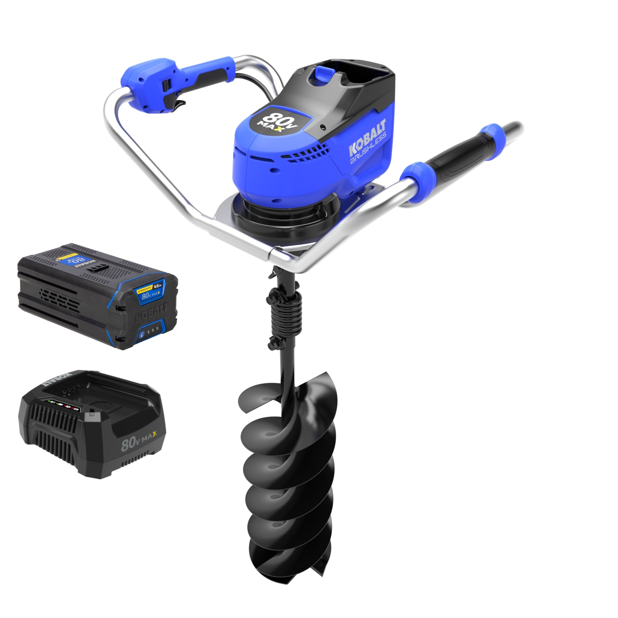 Kobalt 1-man Auger Powerhead with 8-in Bit(s) Included (Battery and Charger Included) KEA 4180-06 Sansujyuku sansujyuku.com