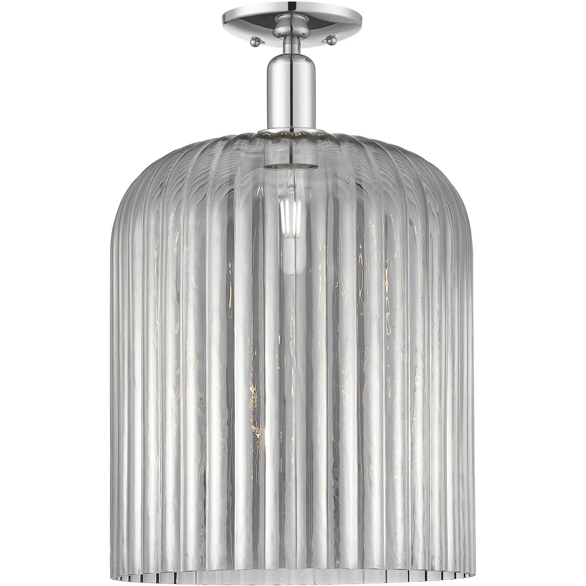 Innovations Lighting -  716-1C-PC-G559-12SM Bridal Veil Semi-Flush Mount Polished Chrome