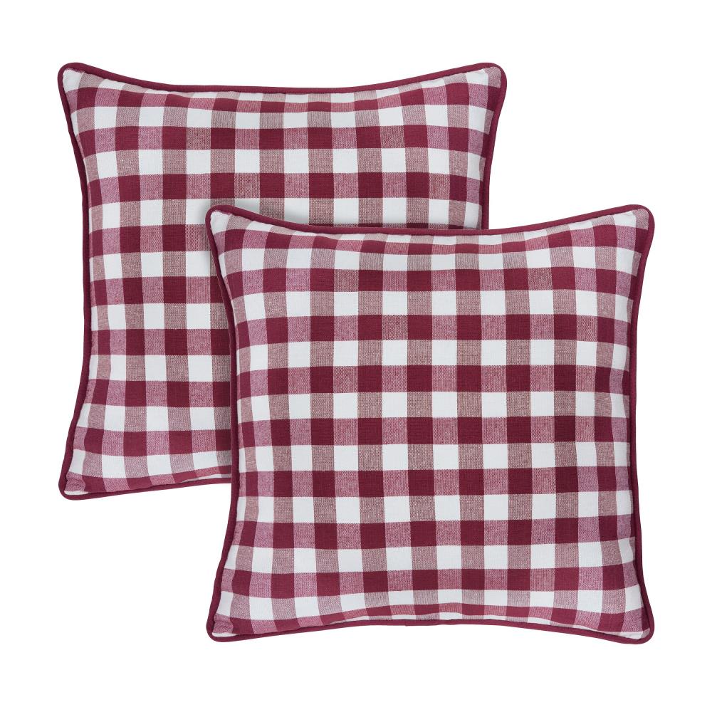 Achim BCPC18BU72 2 -Pack Burgundy Standard Cotton polyester blend Pillow Case