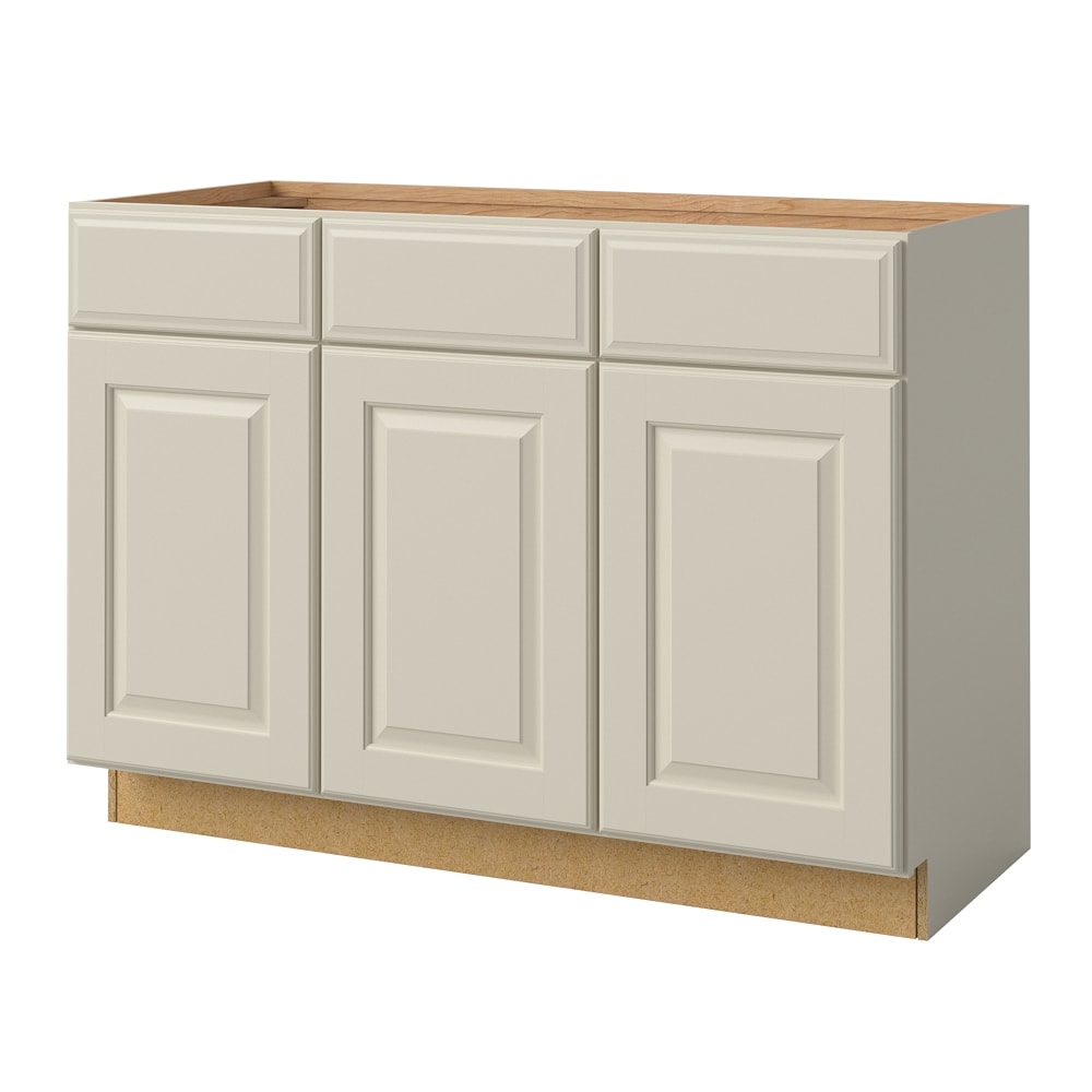 allen + roth 55481PH Pattingham 48-in Harbor Bathroom Vanity Base Cabinet without Top
