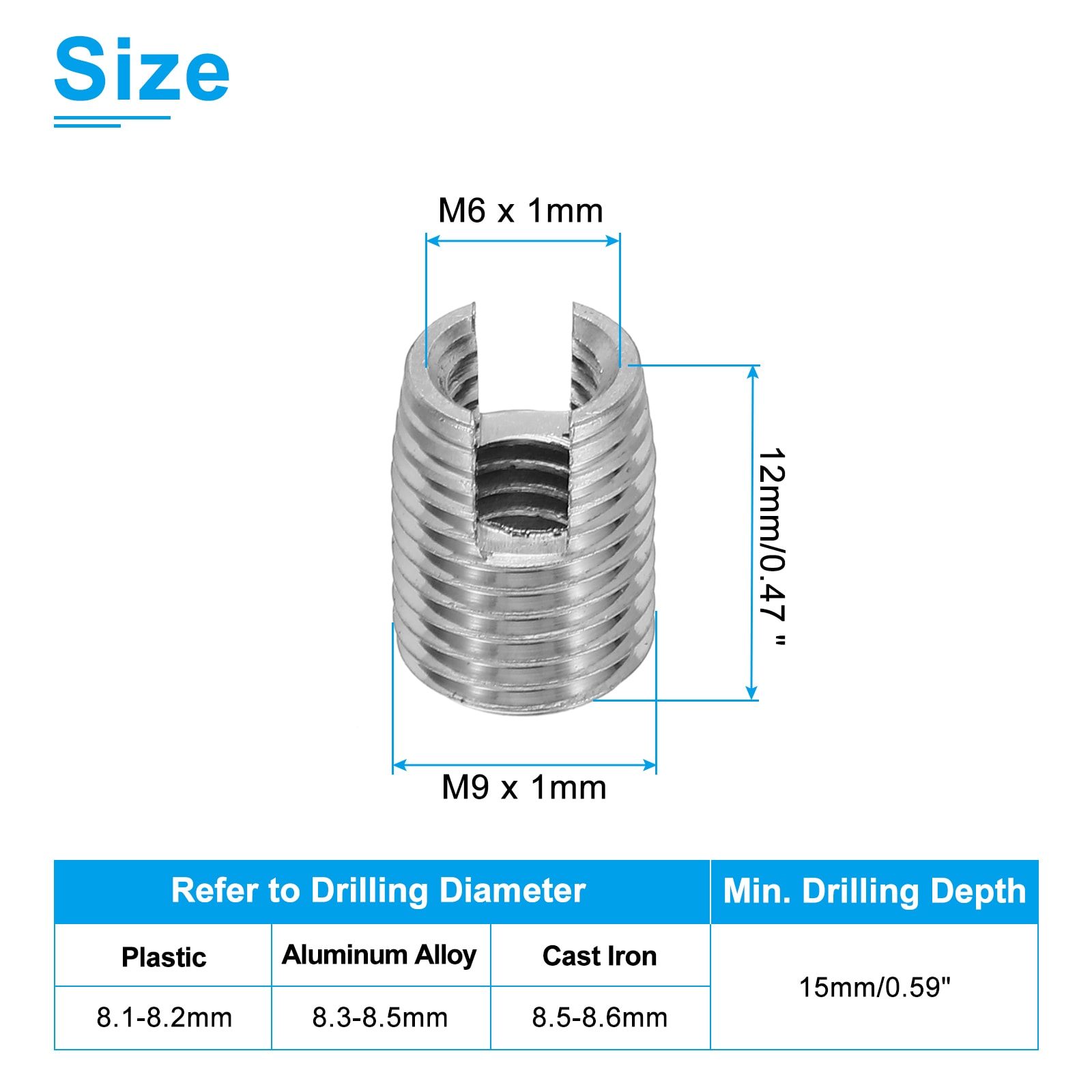 PATIKIL S26090701UX5660 Metric-Cap-Nuts - View #2