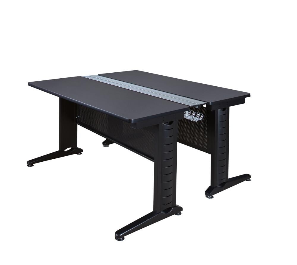 Regency MFB4858GY Fusion 58-in Gray Modern/Contemporary 2-person Desk