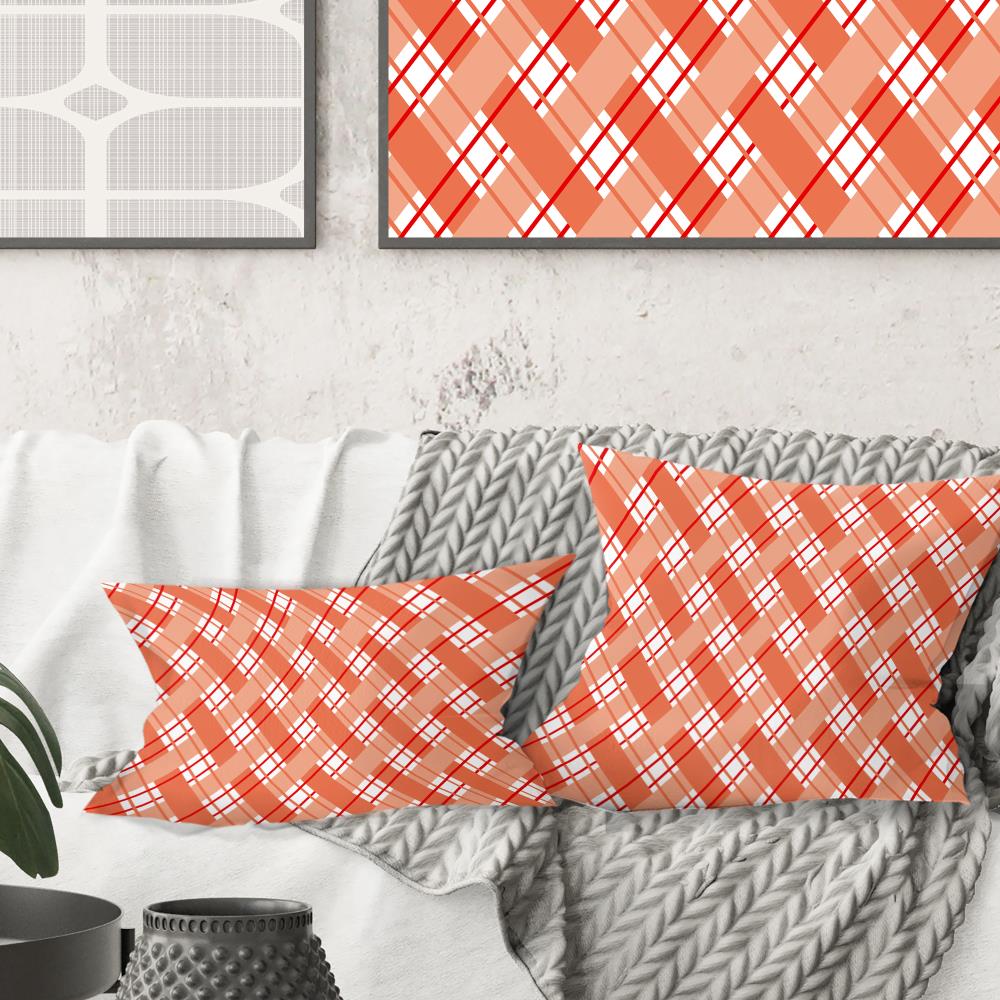 Designart CU24210-16-16 16-in x 16-in Red Indoor Decorative Pillow