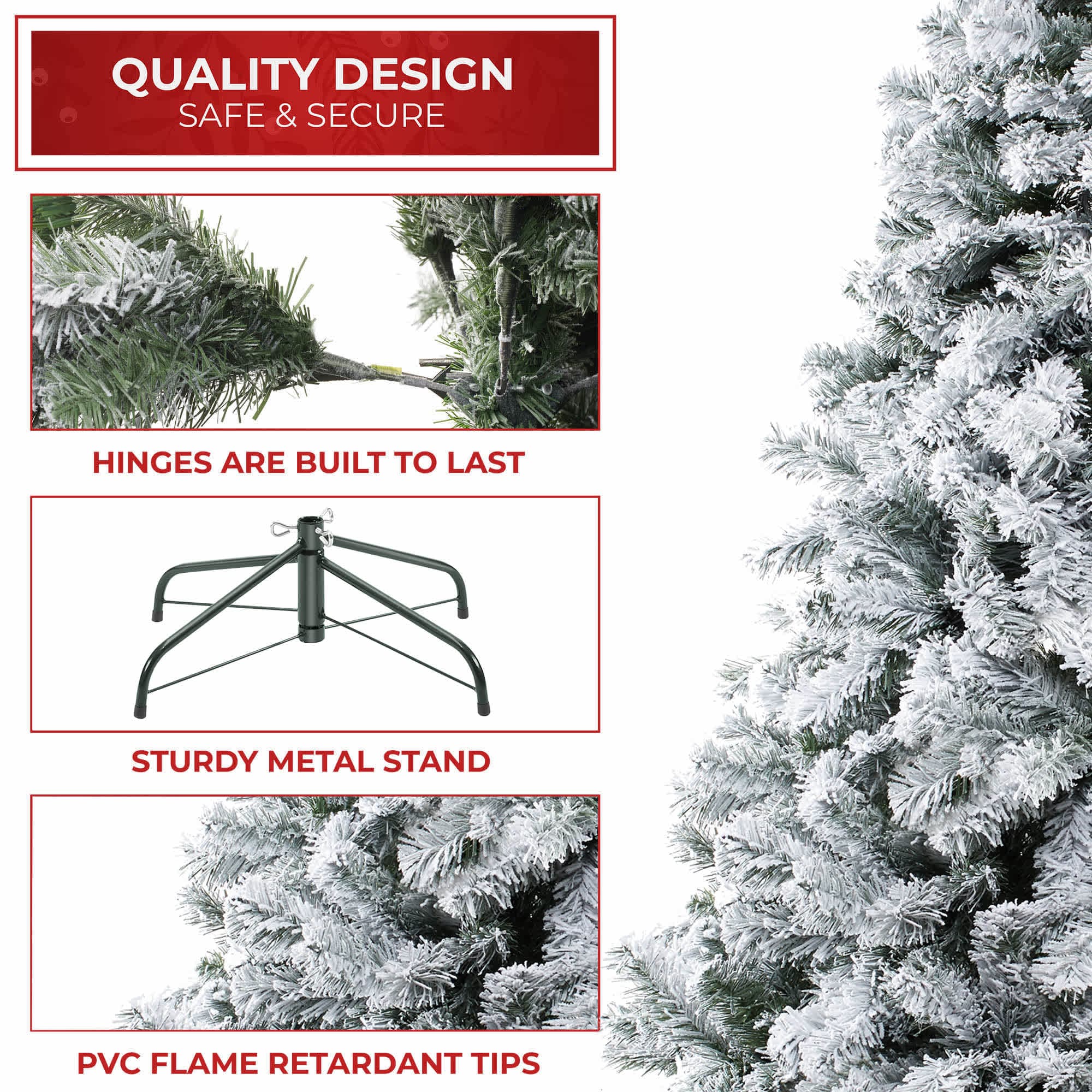 Casafield SZN-TR-314H Artificial-Christmas-Trees - View #5