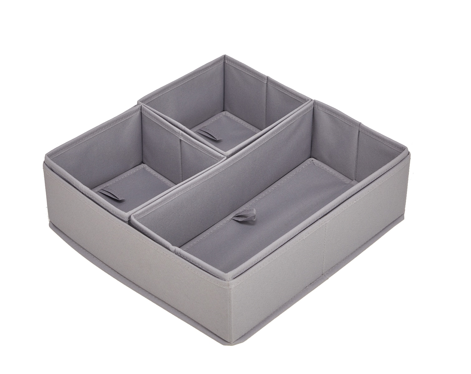 Style Selections E333310PEHDOS4P Gray Garment drawer organizer ( 13-Inches x 4-Inches x 13-Inches )