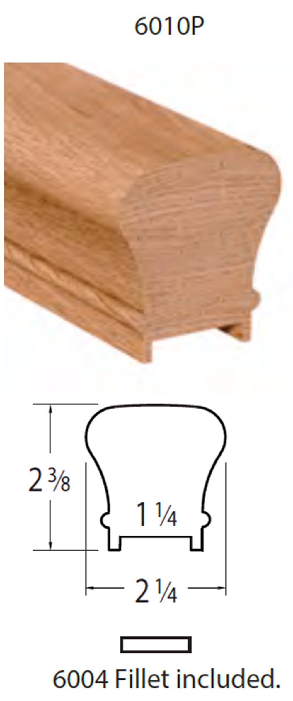 Crown Heritage 4136010P06 Interior-Stairpart-Railing - View #3