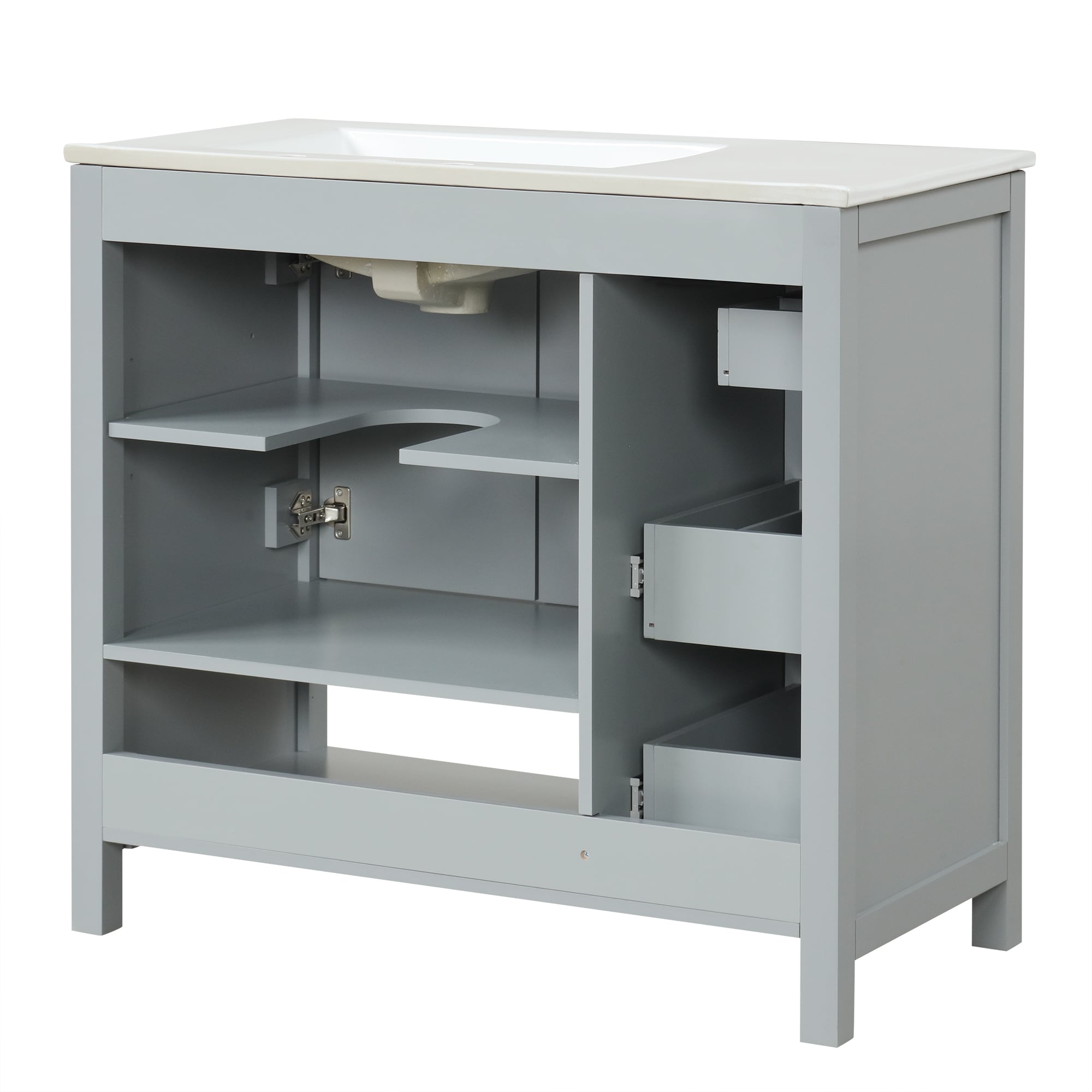 WELLFOR NIE-M5TP988 Bath-Vanity-Combo - View #9