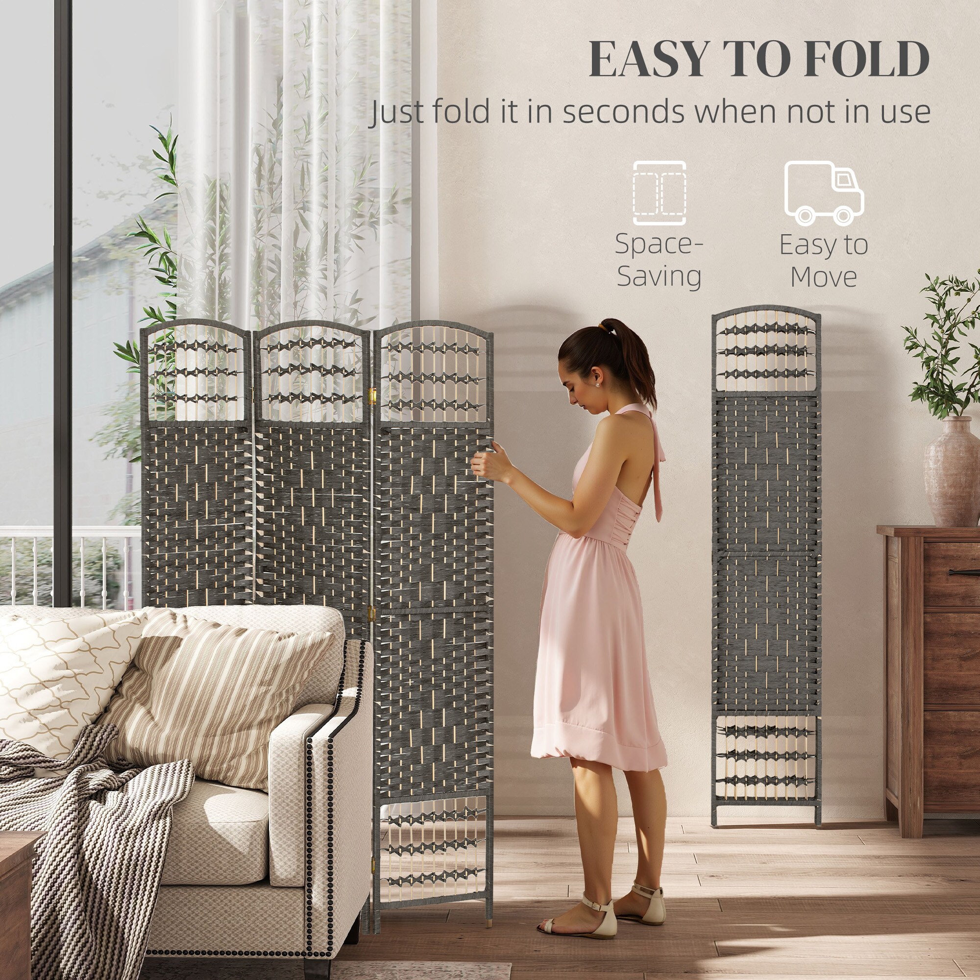 LUXEYARD DS-M-BAC06564 Indoor-Privacy-Screens - View #6