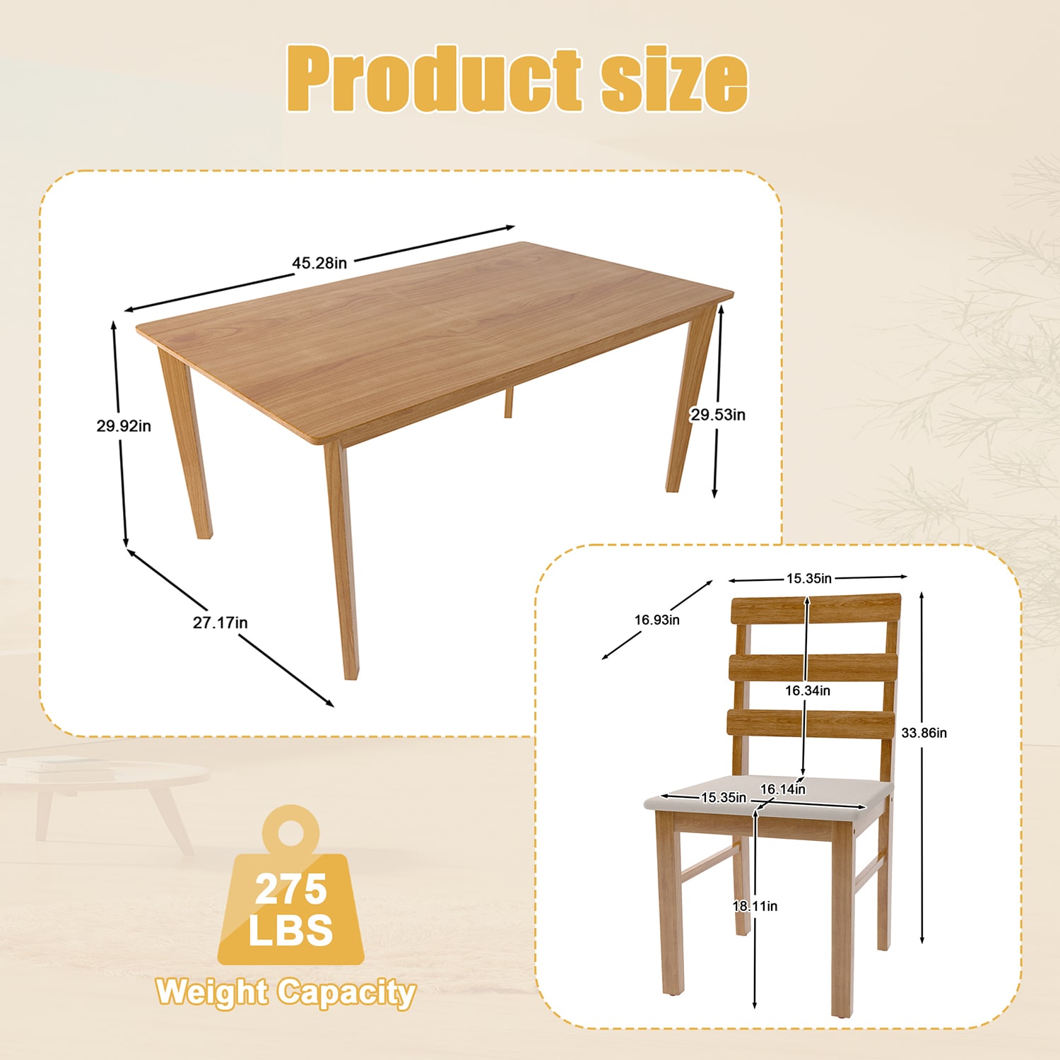 GZMR GZ-12508AAM Dining-Sets - View #7