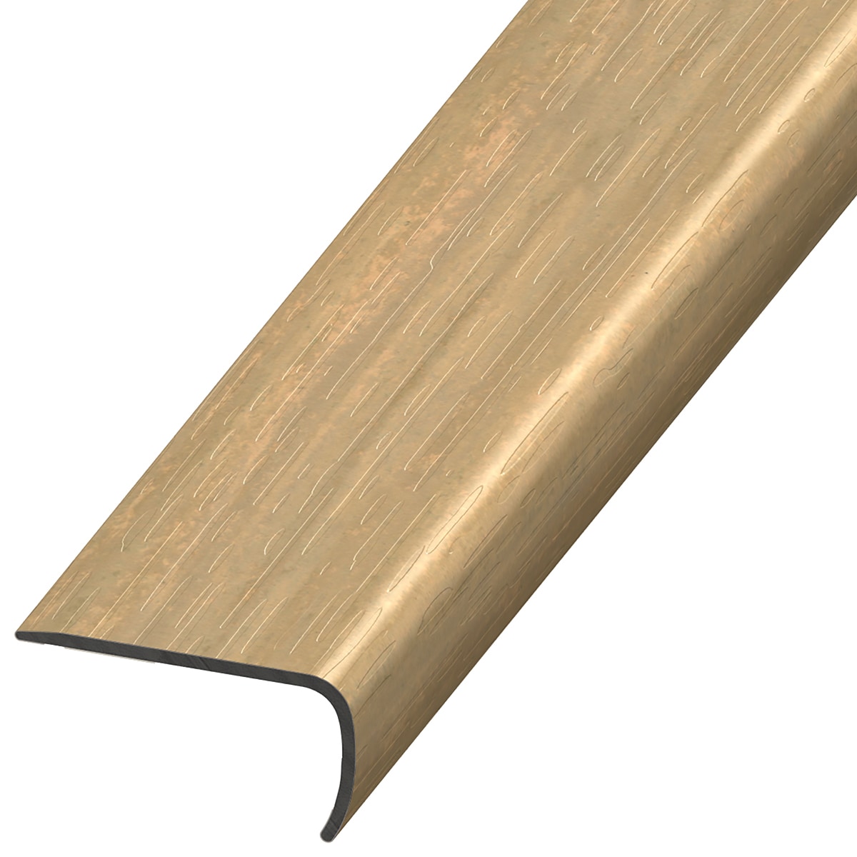 Versatrim VE-106914 Marmoleum Forbo-Marmoleum-Pacific Beaches Prefinished 1-in T x 2-in W x 94-in L PVC Square cap