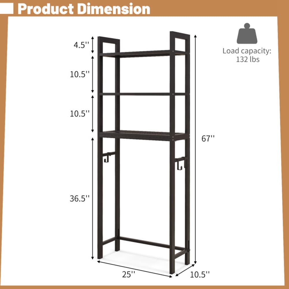 WELLFOR UTJ10981WH etageres - View #2