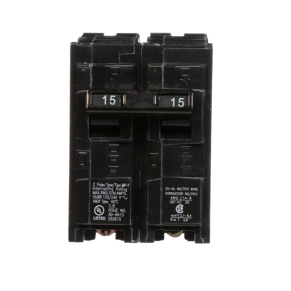 Details about   Siemens Breaker 15 Amps double pole 