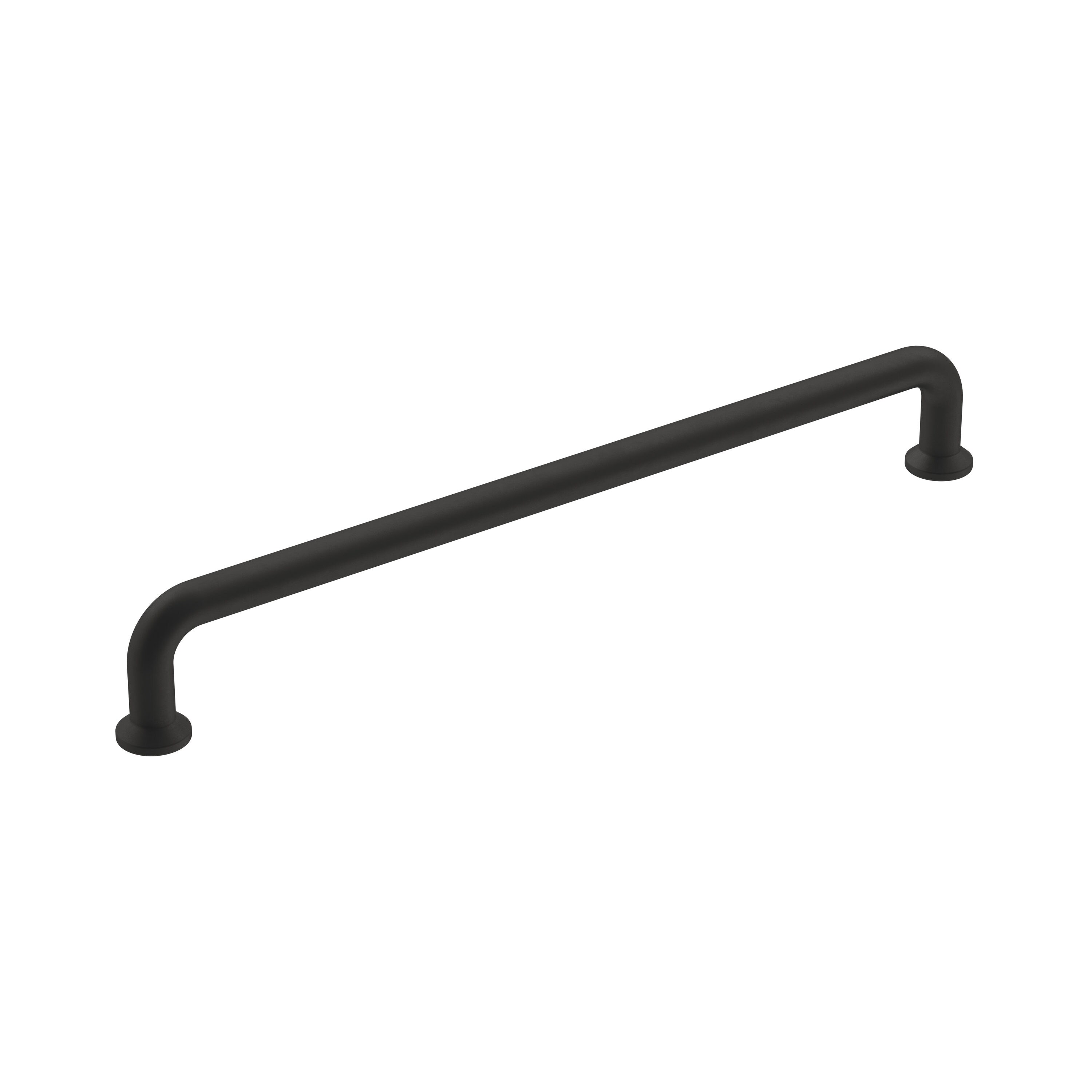 Amerock BP36783FB Factor 7-9/16-in , 192mm Center to Center Matte Black Arch Handle