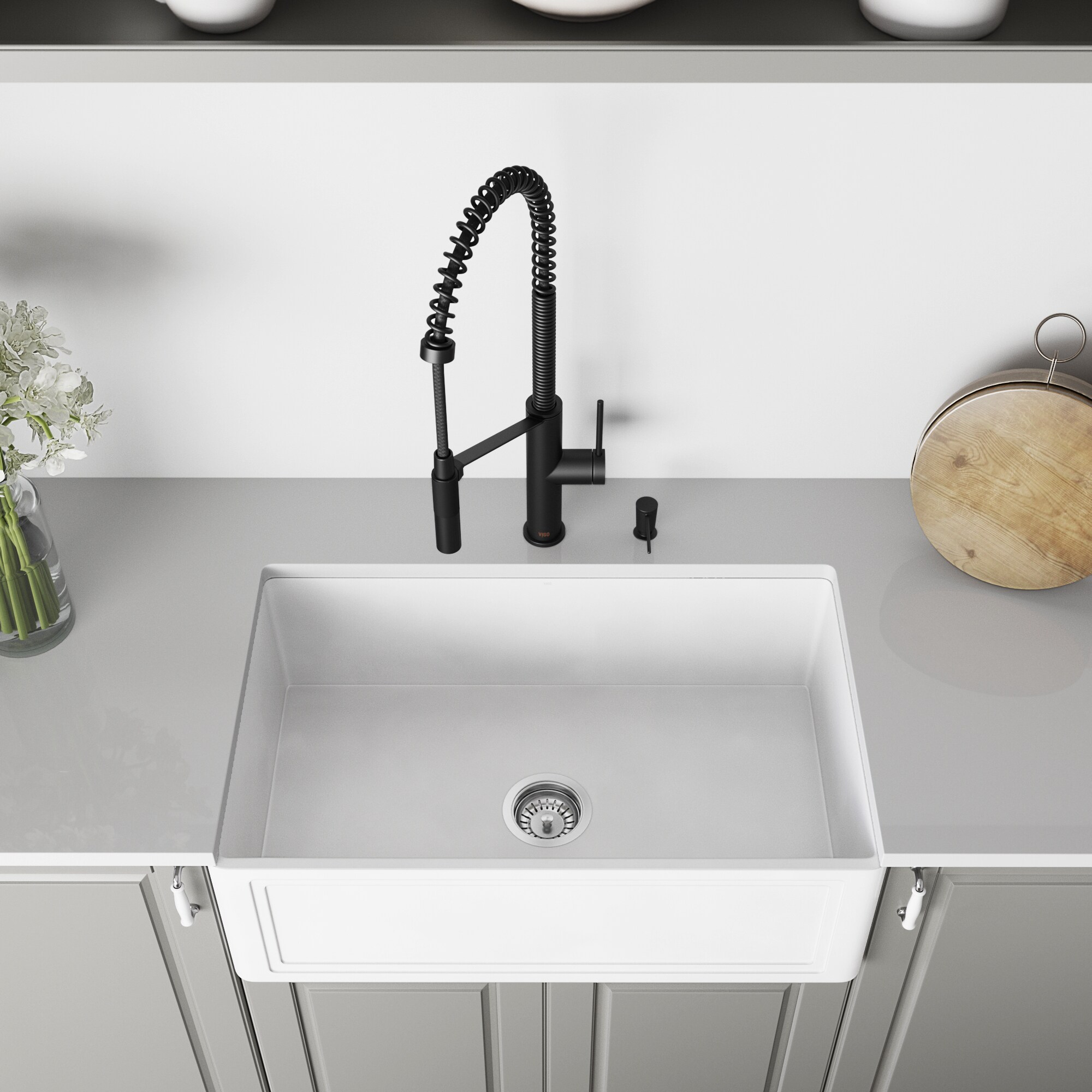 VIGO VGRA3018SF Kitchen-Sinks - View #5