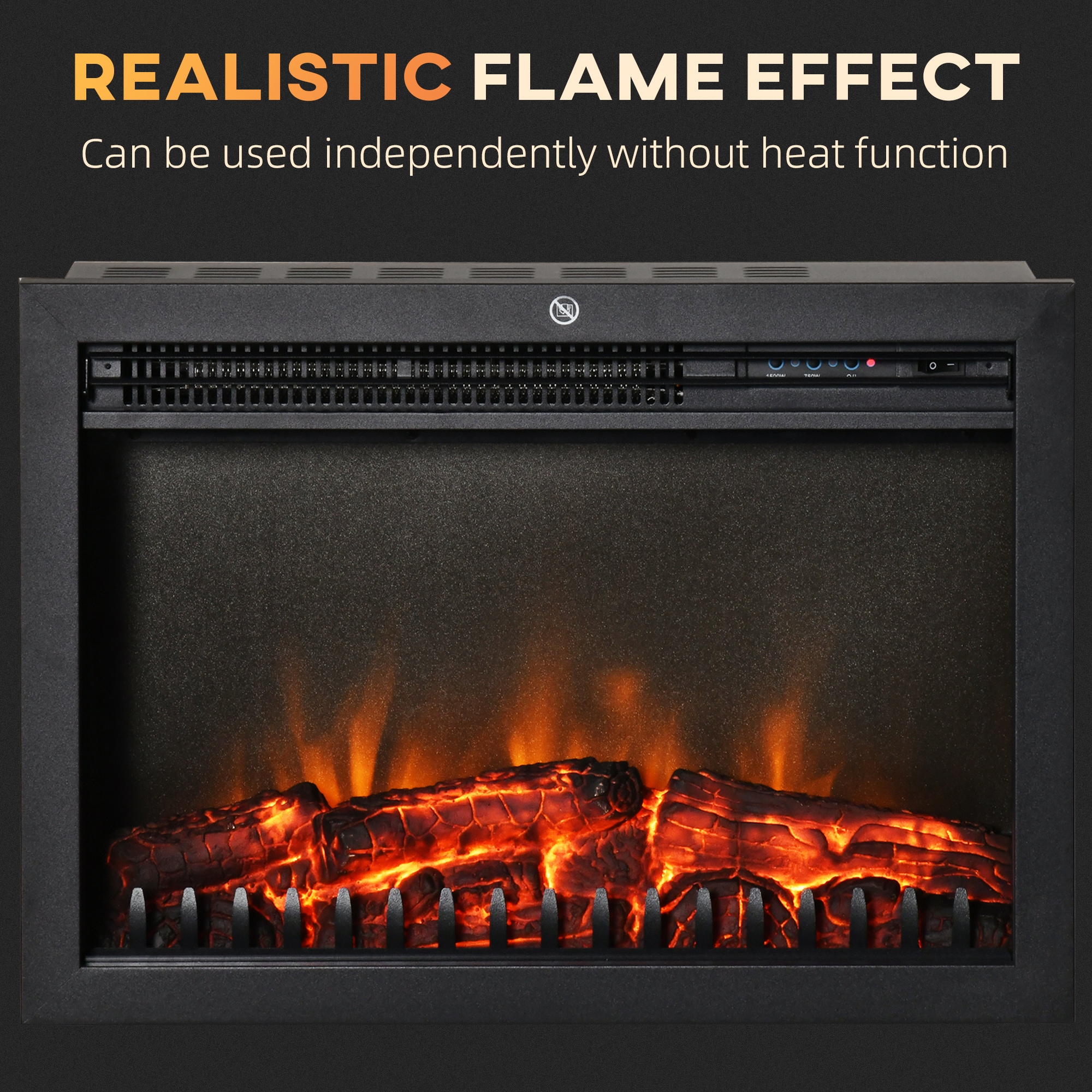 SINOFURN SYE740030BK Electric-Fireplace-Fireboxes - View #6