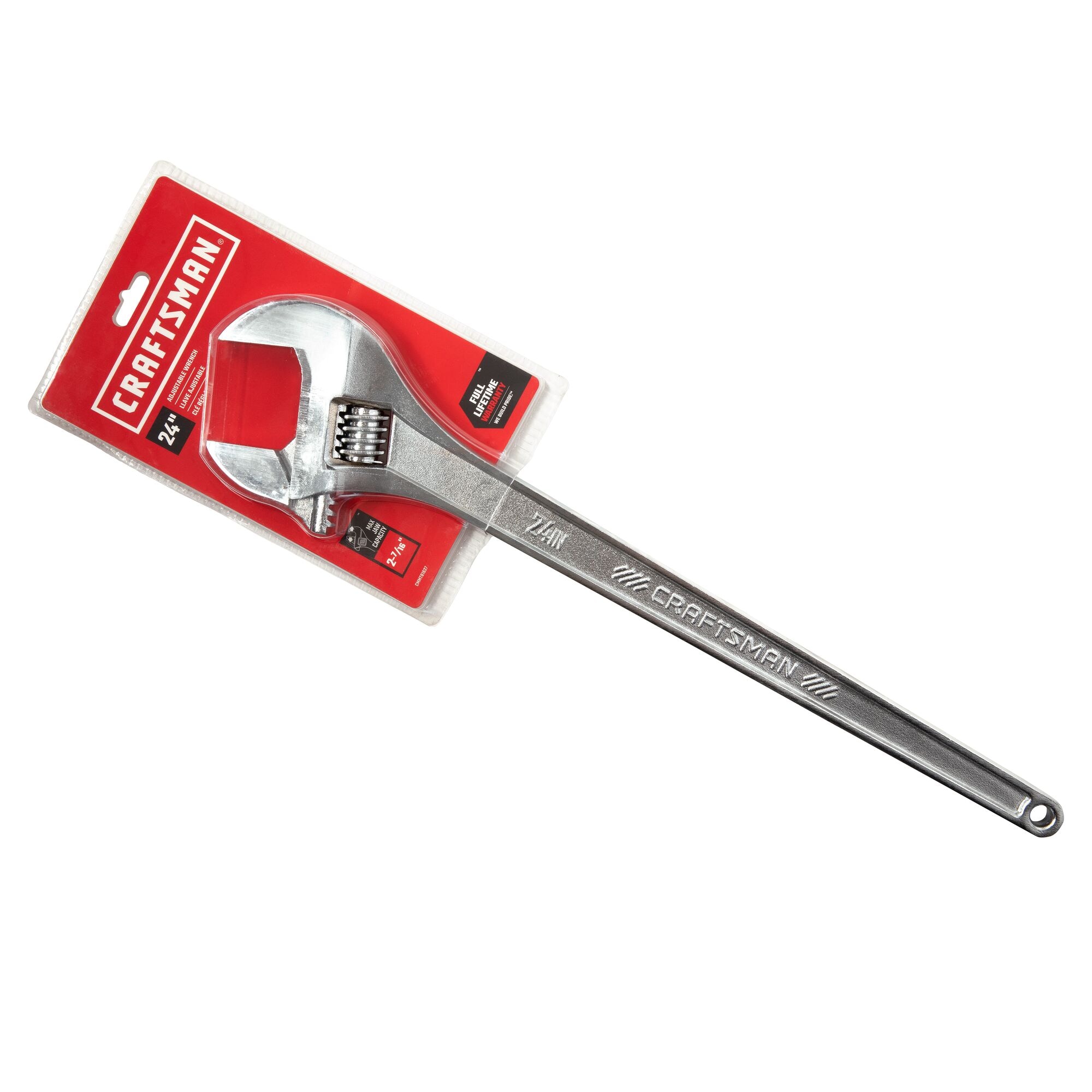 CRAFTSMAN 24-in Steel Adjustable Wrench